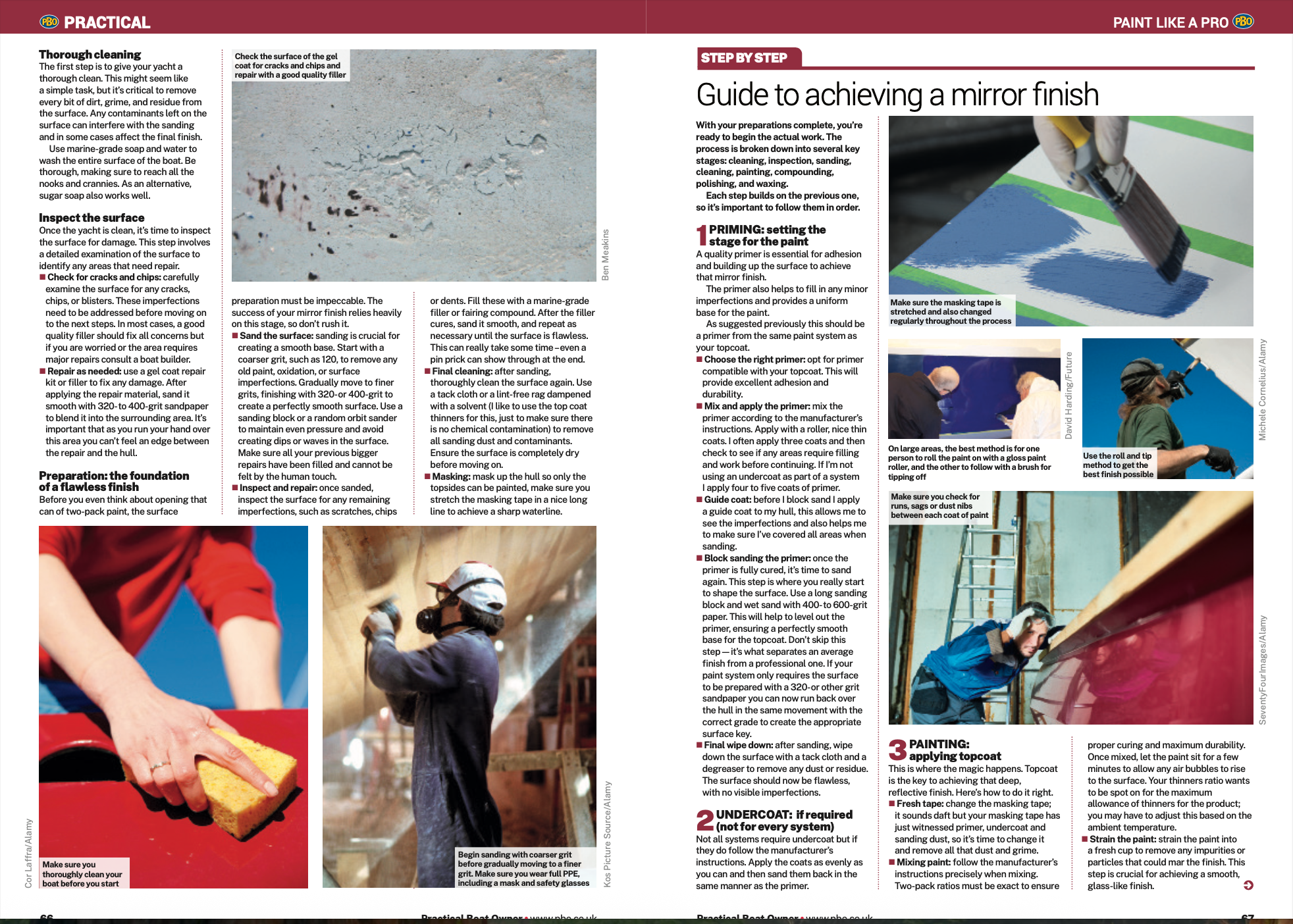 Practical Boat Magazine - How to get a mirror finish - Lyndon March 