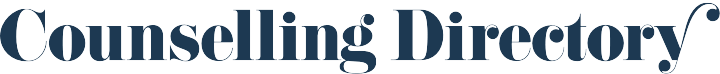 Text reading 'Counselling Directory' in dark blue font on a white background.