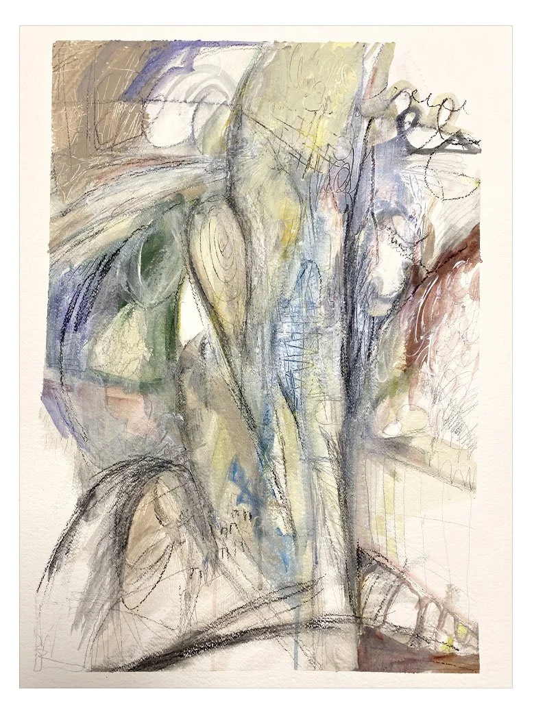 "Cy Twombly Order a Pizza" Mixed media on paper, 91 x 122 cm
