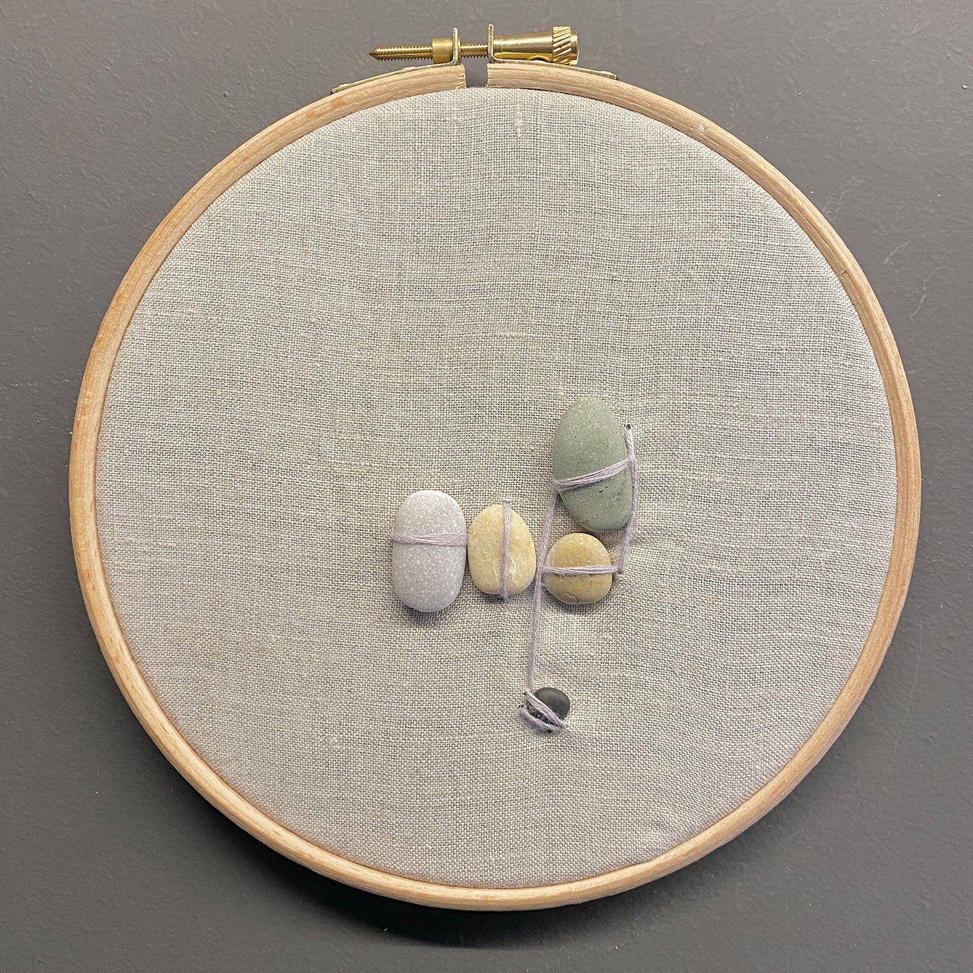 "How It All Adds Up" Mixed media, 13 cm