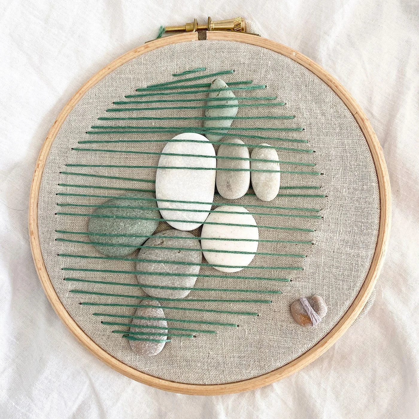 "Attaining Happiness as the Outsider" Mixed media, 13 cm