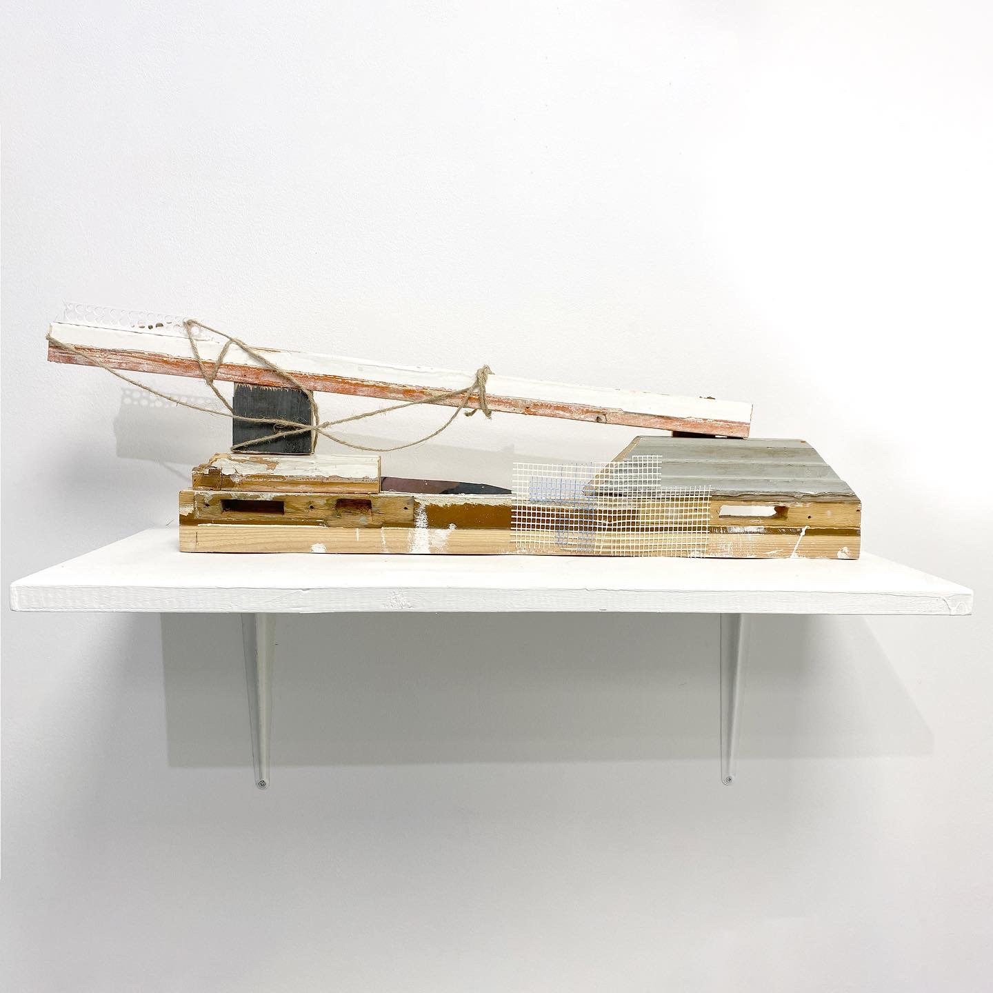 "Modern Guillotine" Mixed media, 71 x 5 x 31.5 cm