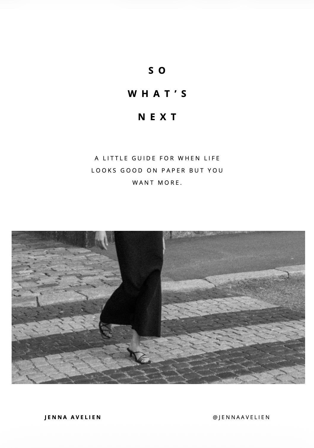 So What's Next Guide