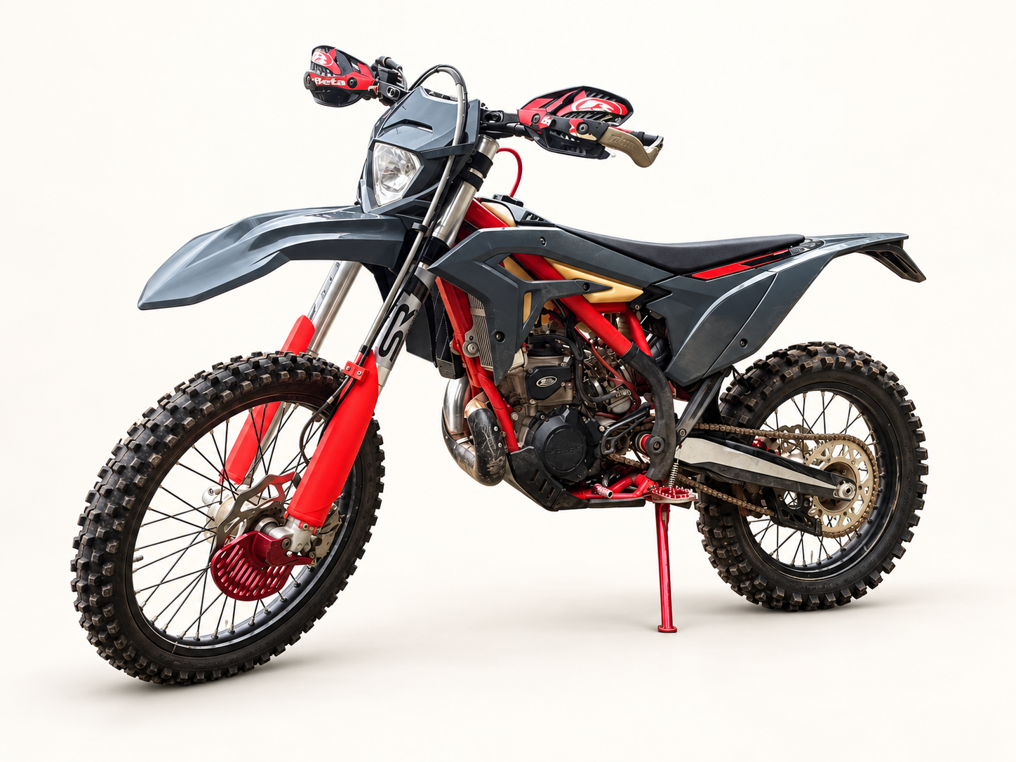 2023 Beta 300 Xtrainer Low-Boy dirt bike available for rental at Waymaker Off-Road, located at Brushy Mountain Motor Sports Park in Taylorsville, North Carolina.