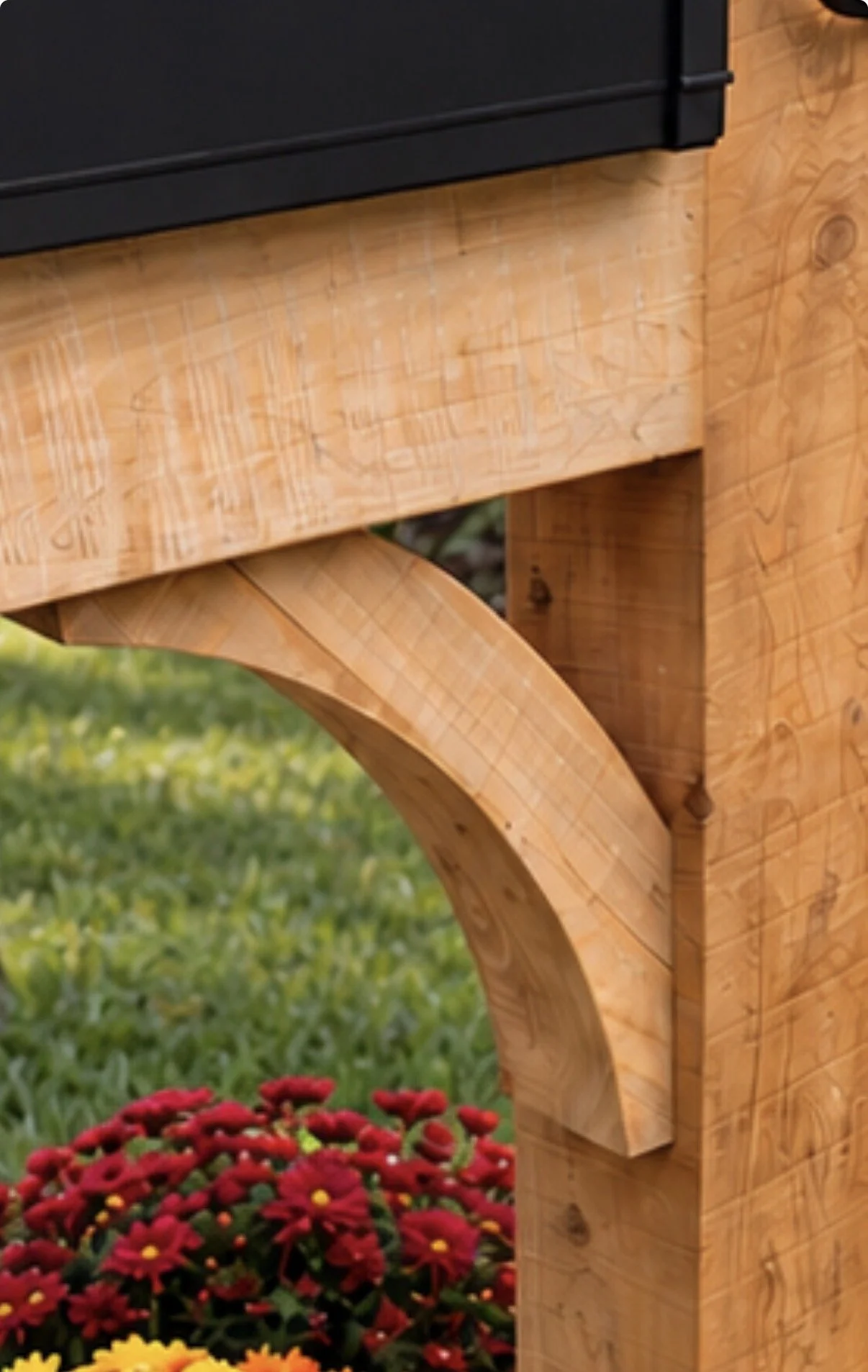 Curved Wood Corbel