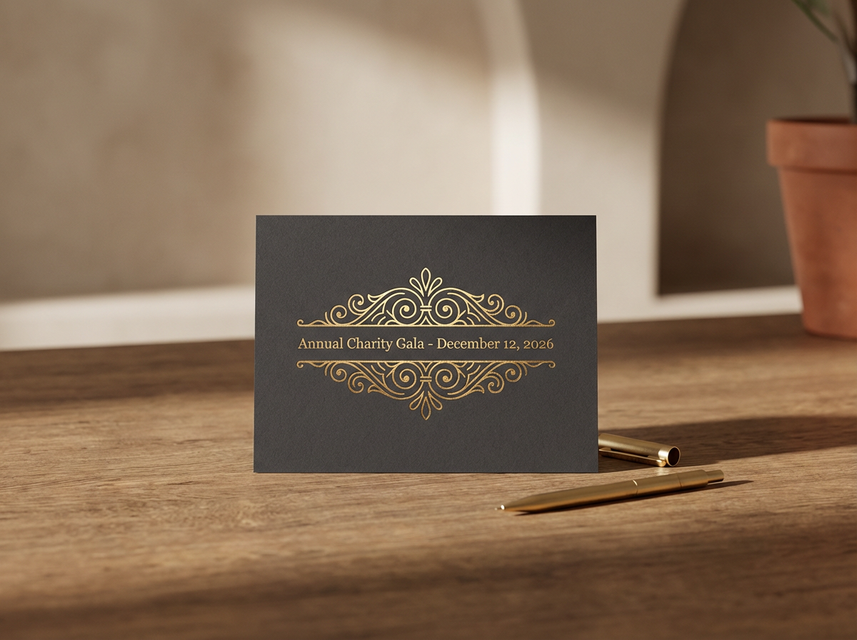 Foil-Stamped Invitations