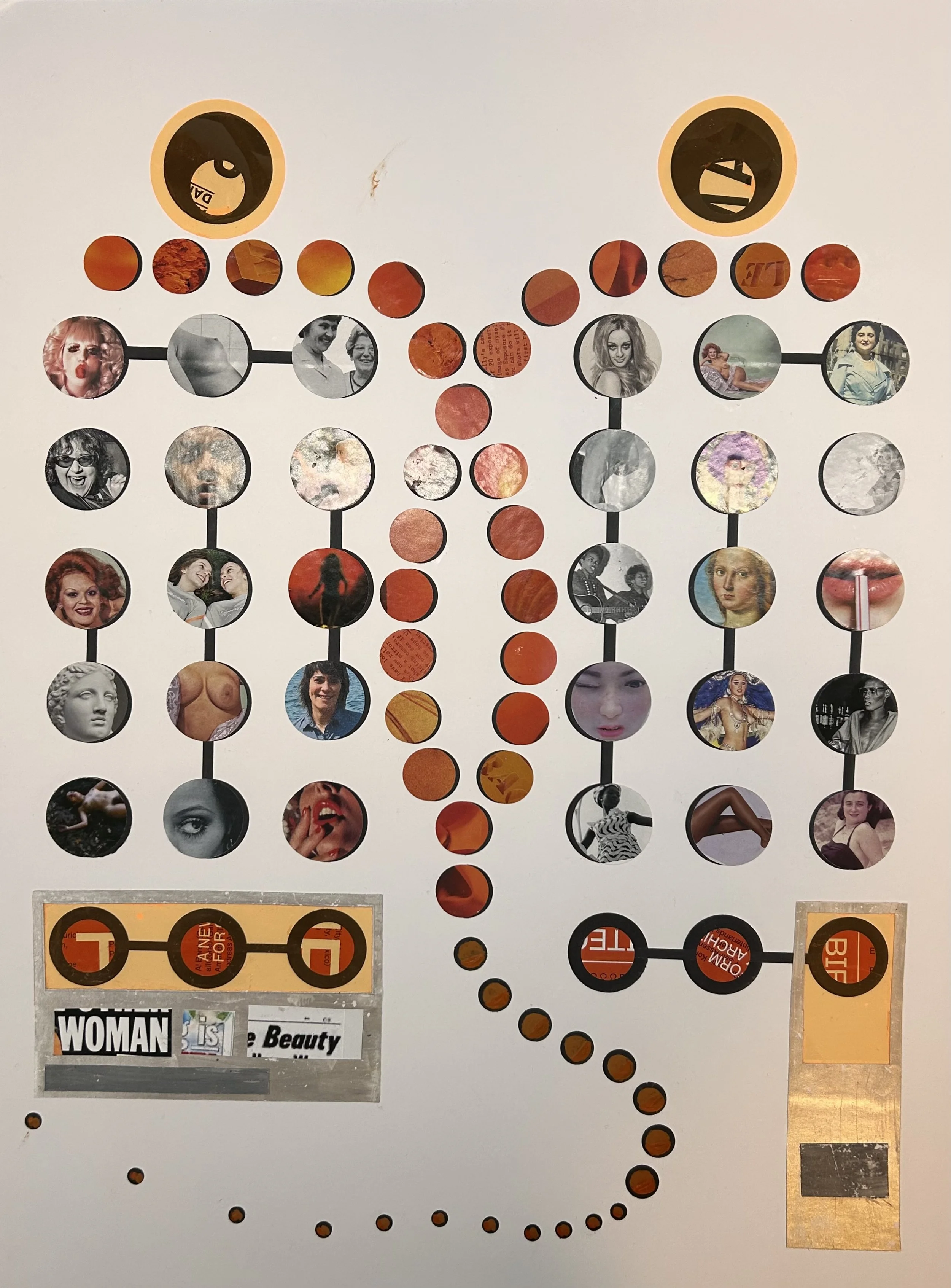 Woman is Beauty; collage