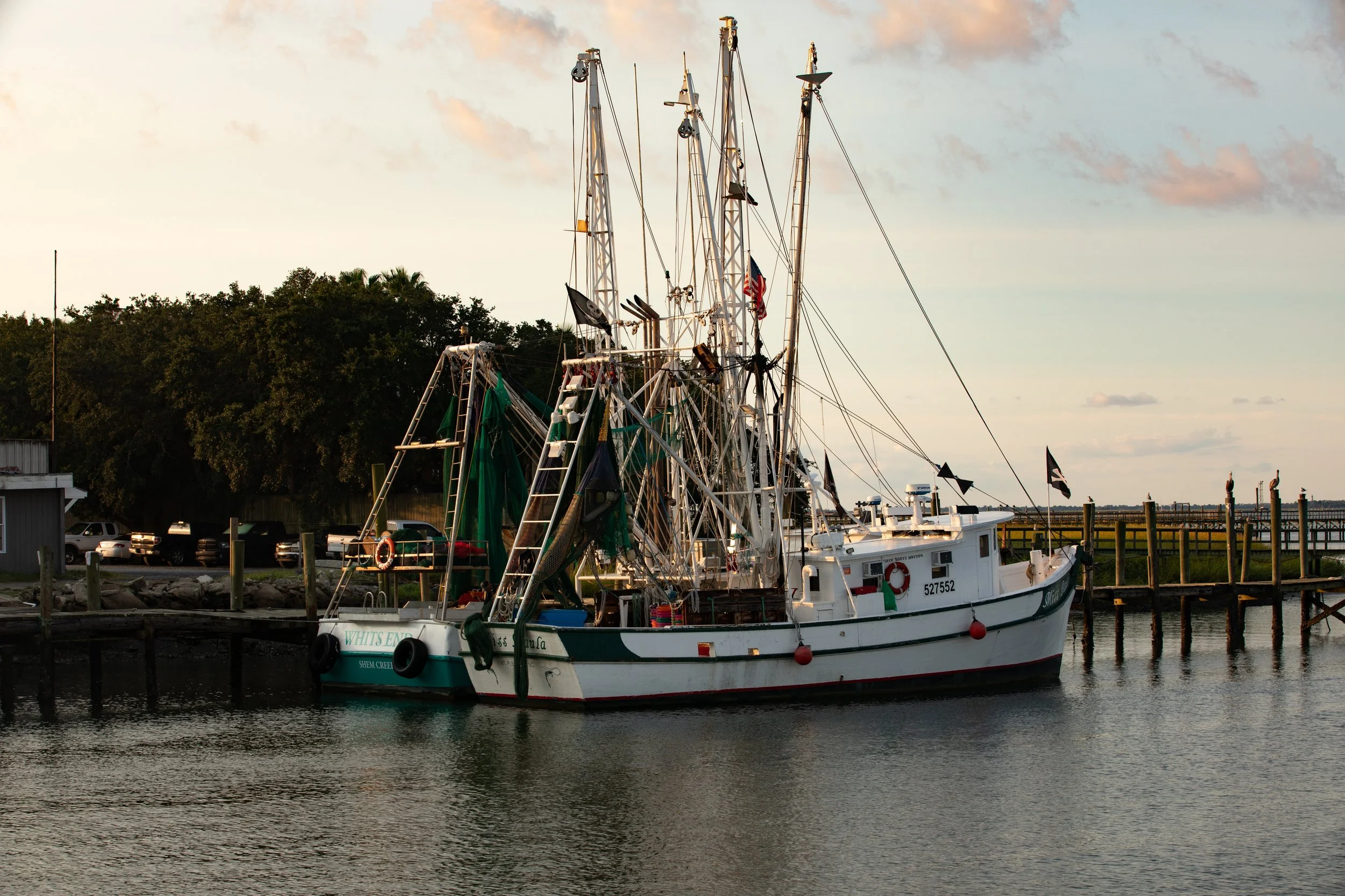 Working the Dawn — Shem Creek Shrimp Boats