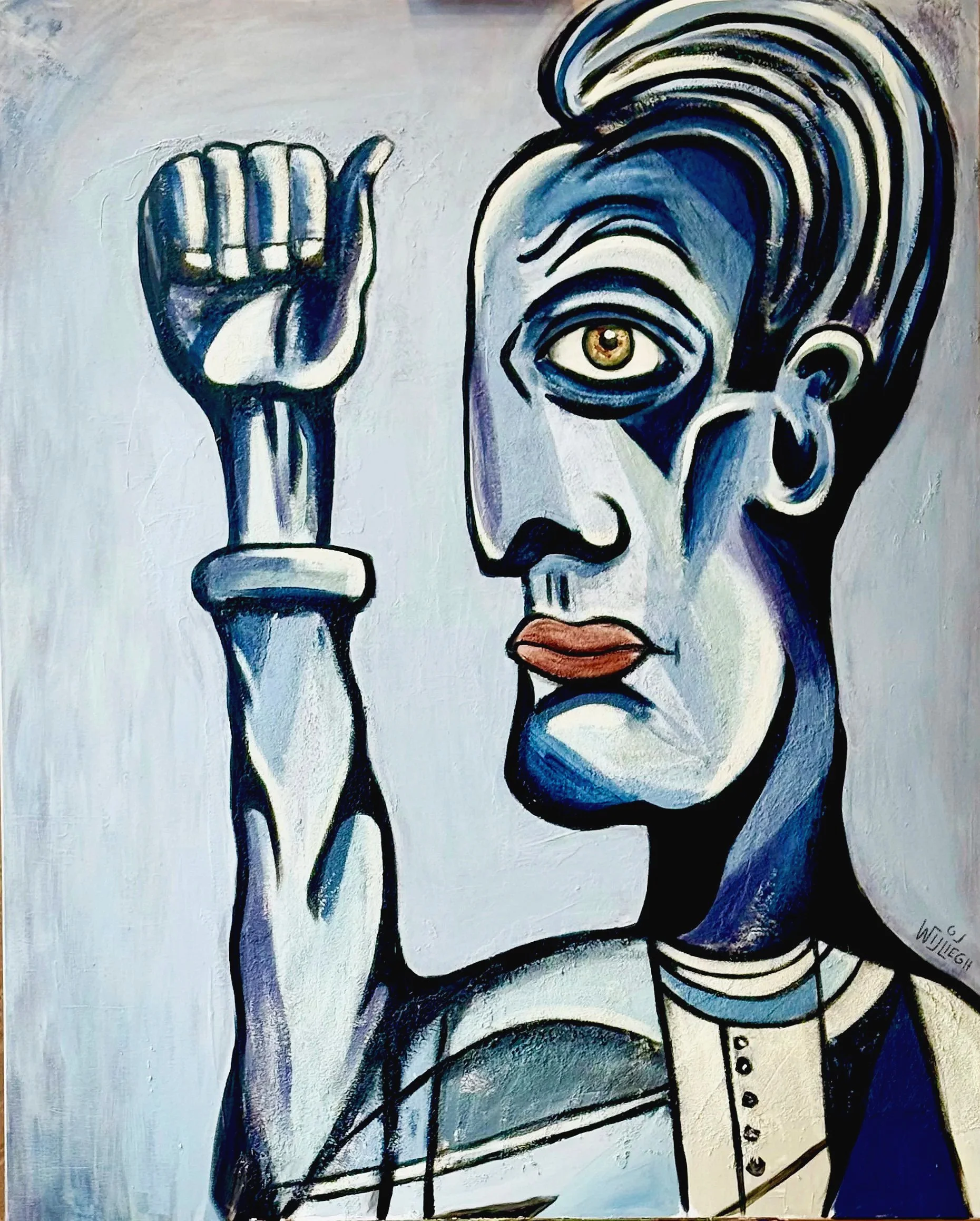 Power To The People | 
40 X 50 Acrylic on Canvas