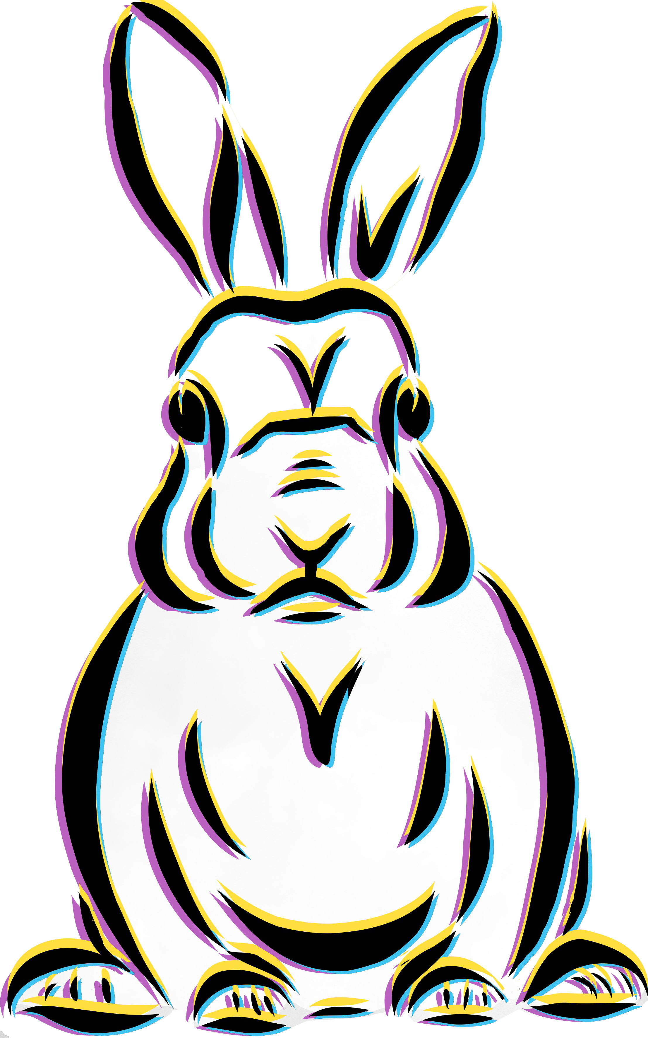 The mysterious rabbit shows up all over Dilworth Artisan Stations.