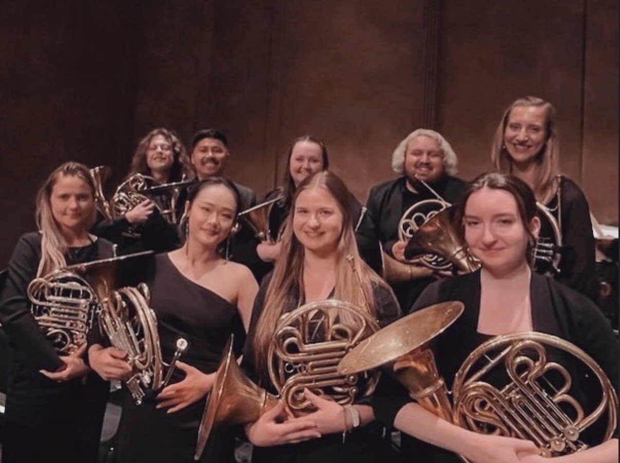After performing principal horn on Ein Heldenleben with the American Youth Symphony