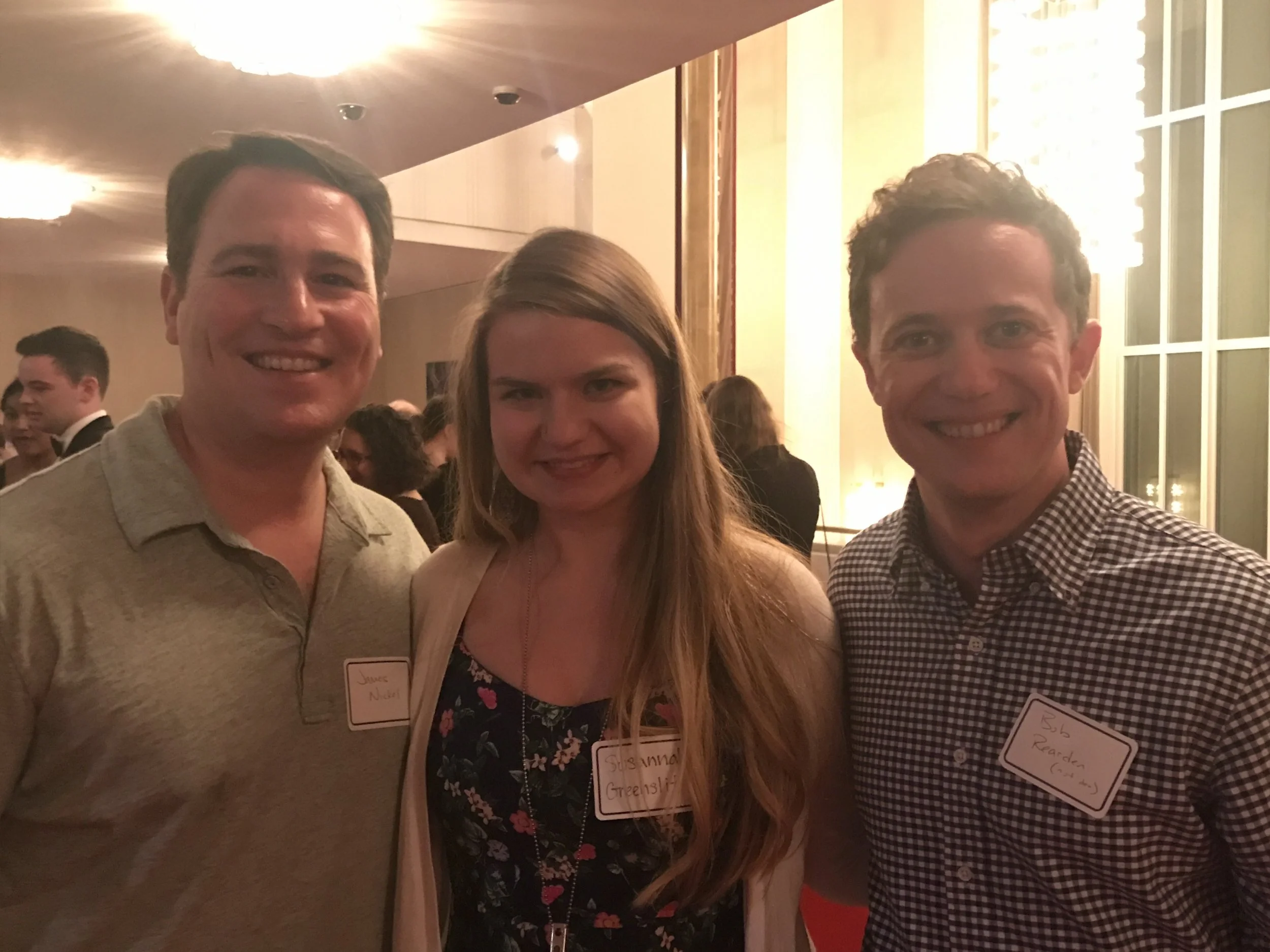 With my teacher James Nickel and chamber coach Bob Rearden at the National Symphony Orchestra Youth Fellowship