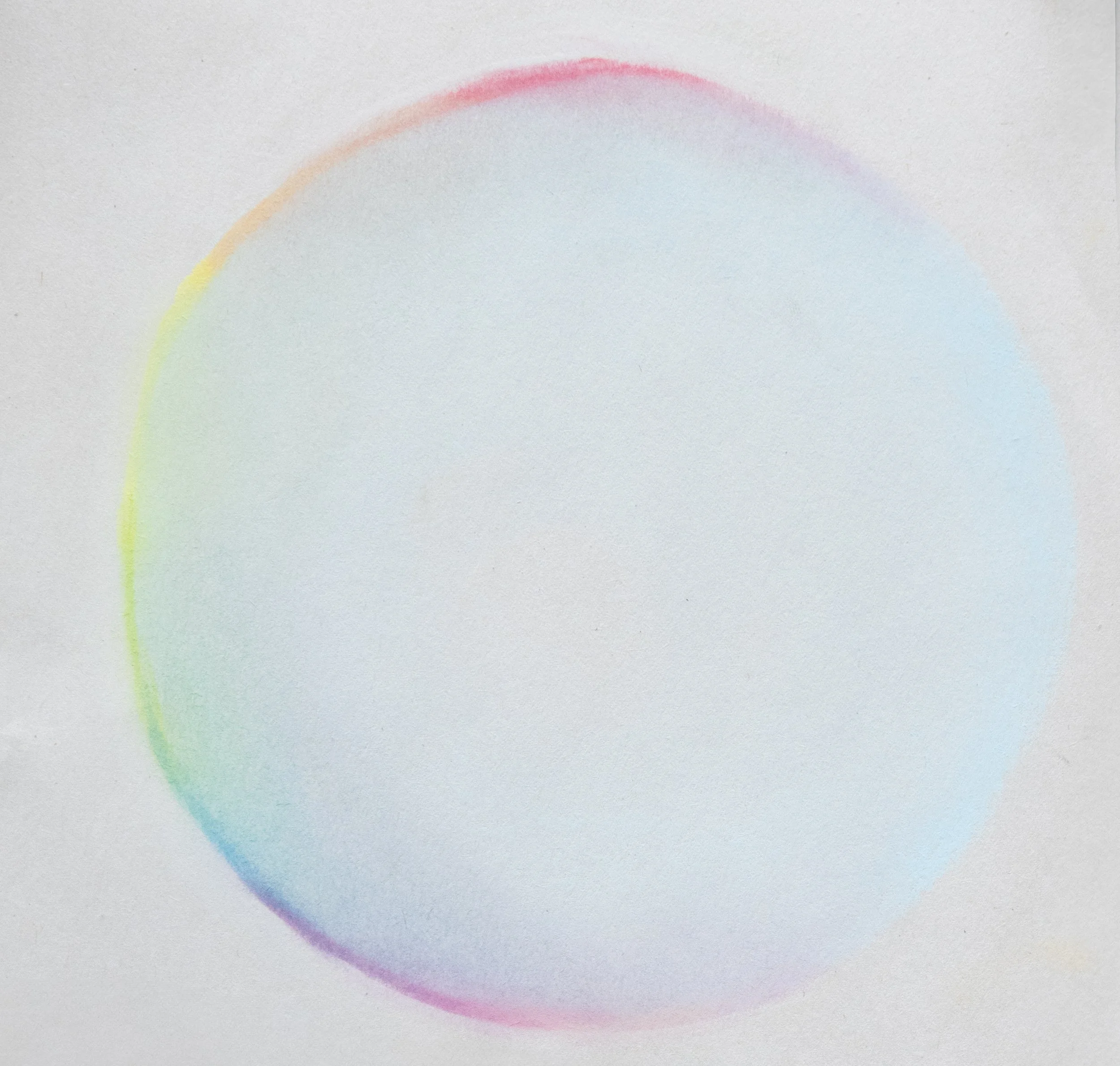 Bubble, Colored pencil on paper