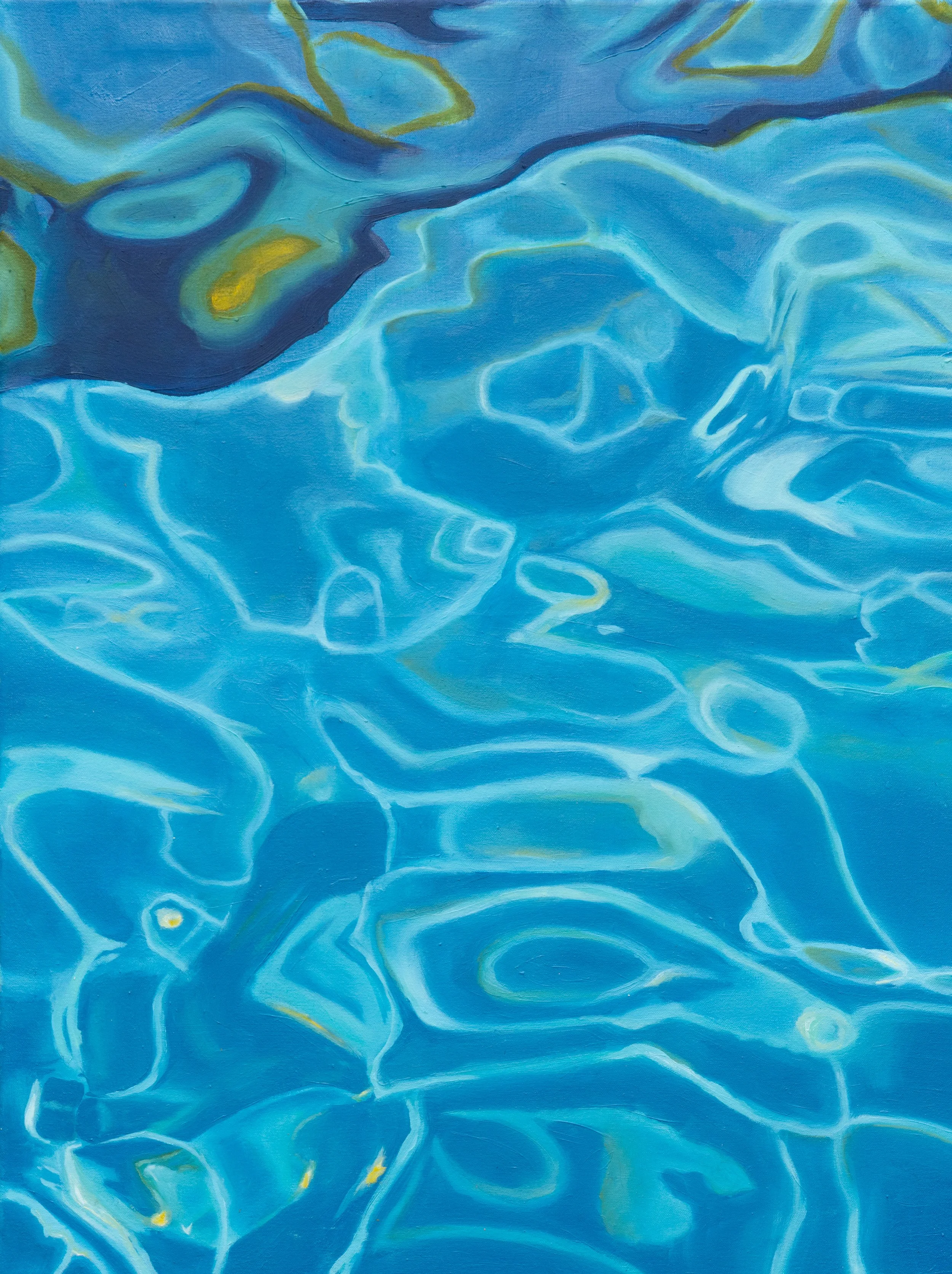 Big Swimmer, Oil on canvas
