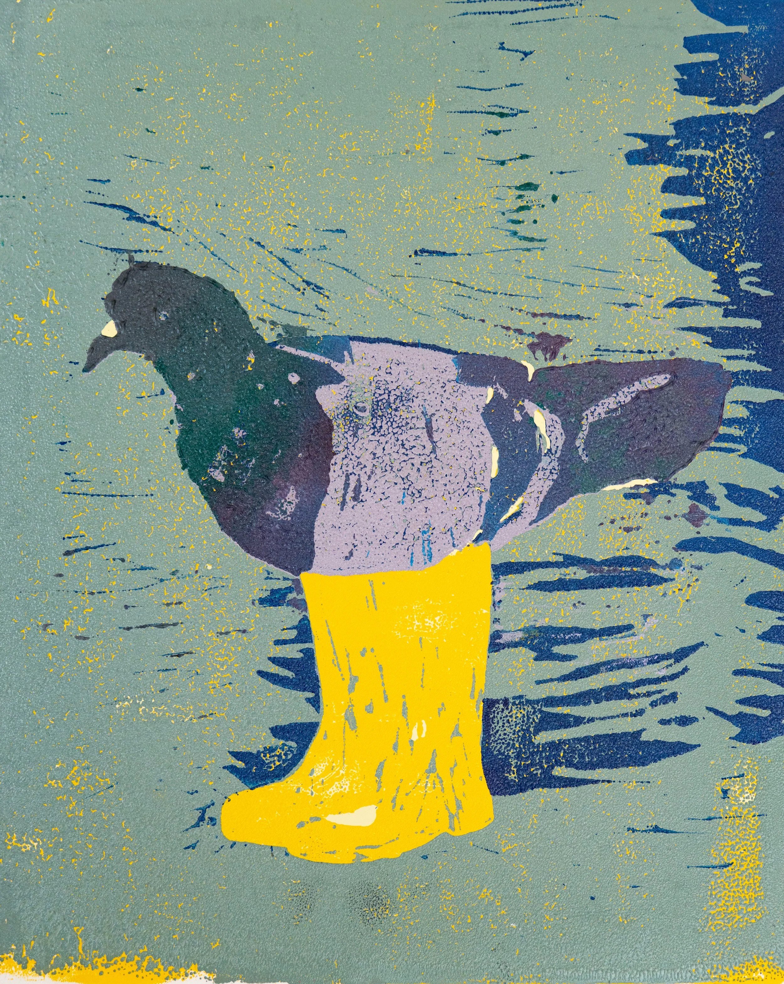 Pigeon Boots, Reduction print