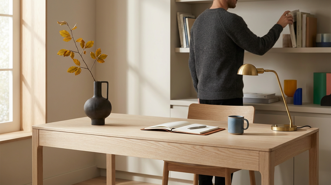 Ash Wood Desk