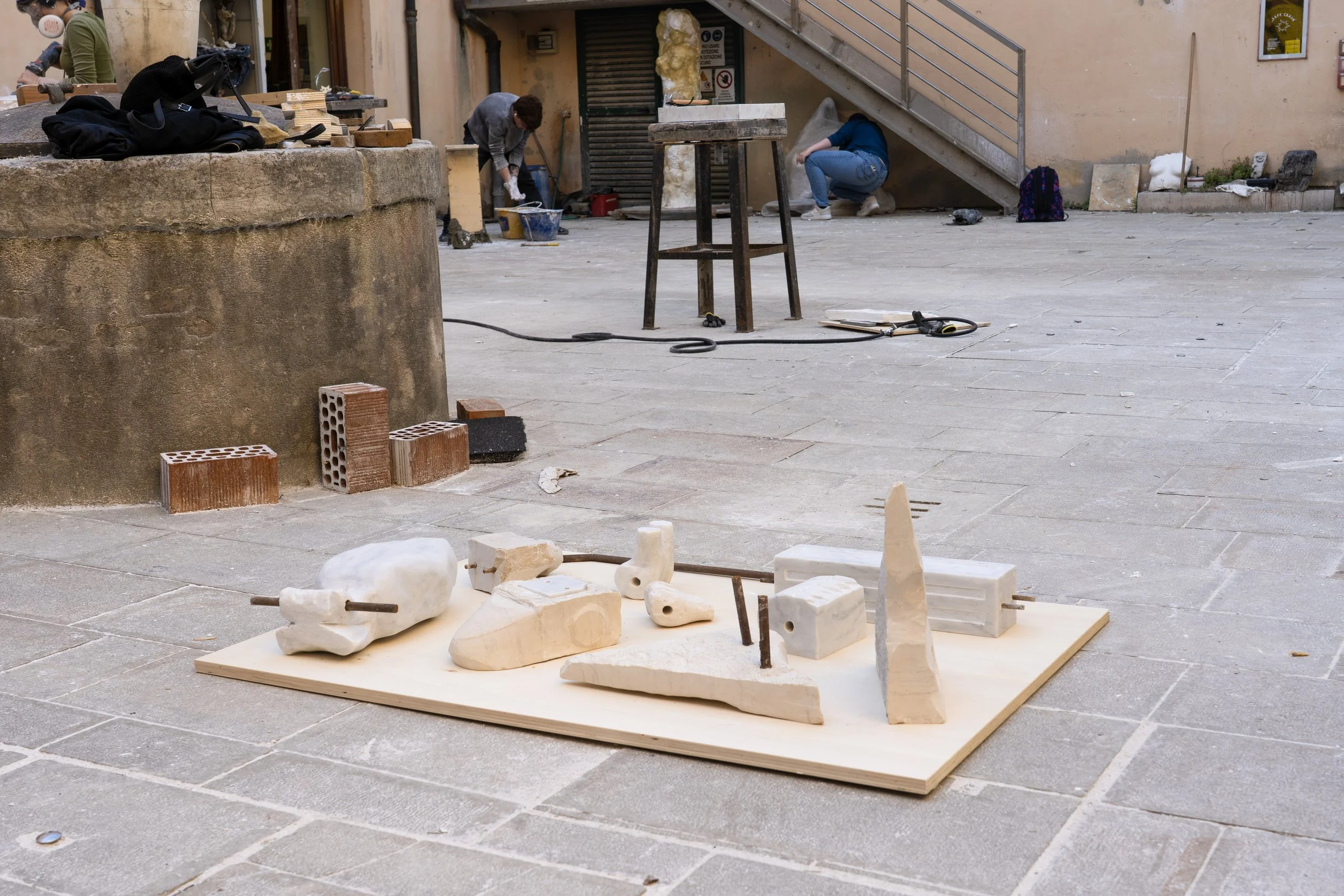 Sculpture of a Sculpture in Decay in Ten Pieces