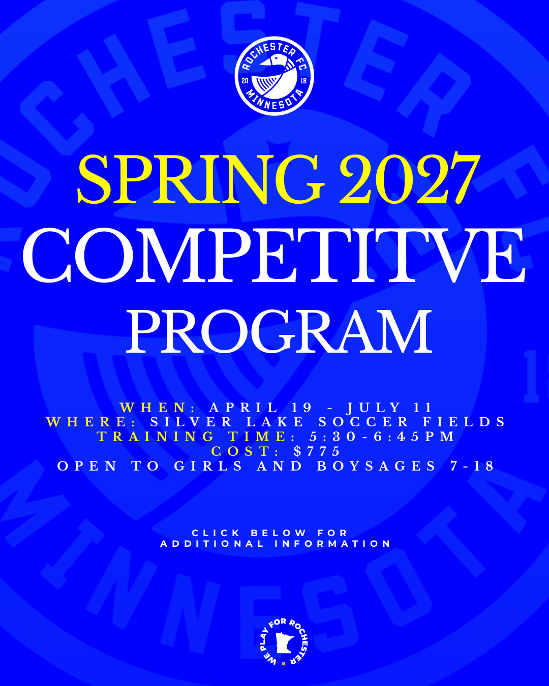 RFC Spring 2027 Competitive Youth Registration
