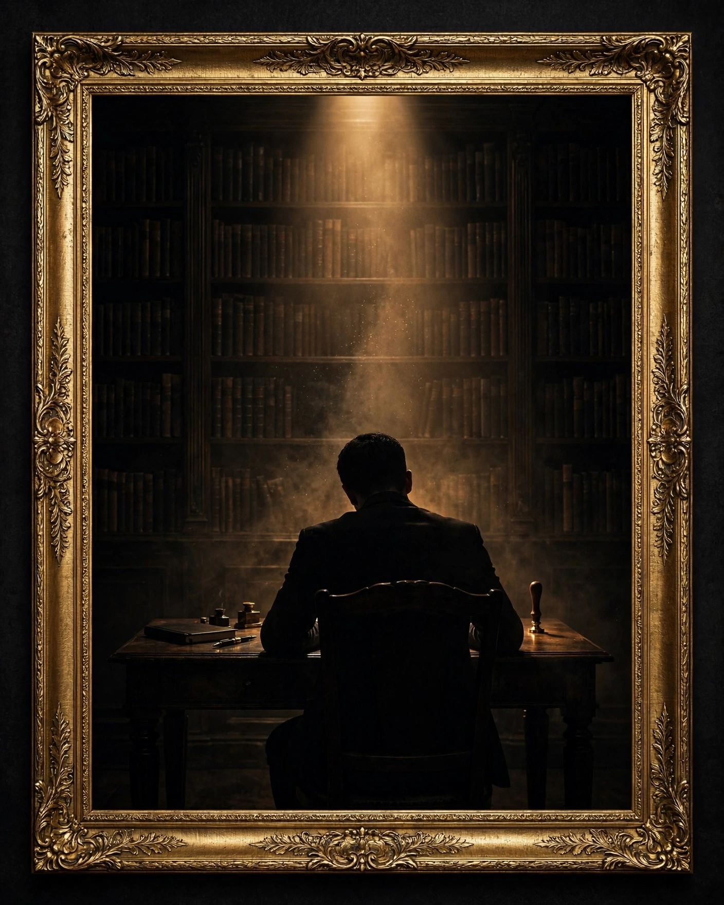 Silhouette portrait of Zane Sampson.