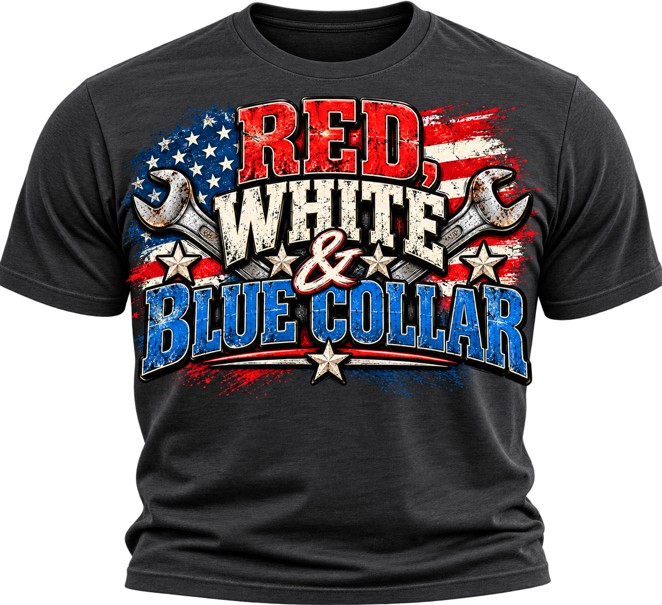 Red White & Blue Collar