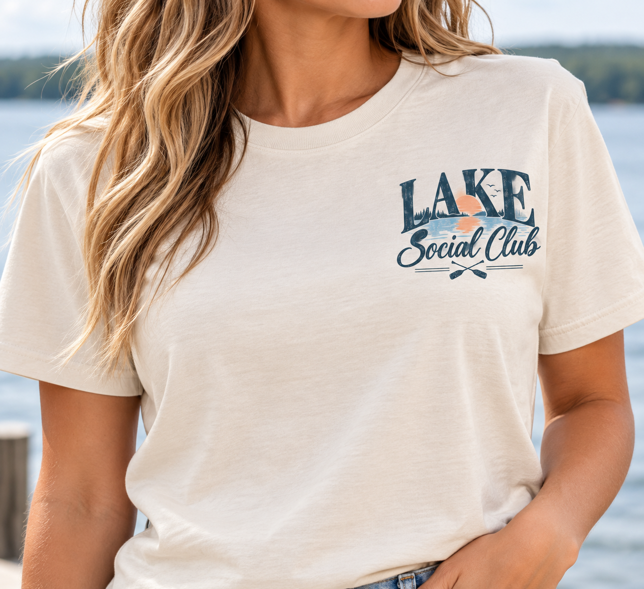 Lake Social Club T-Shirt by the Water.png