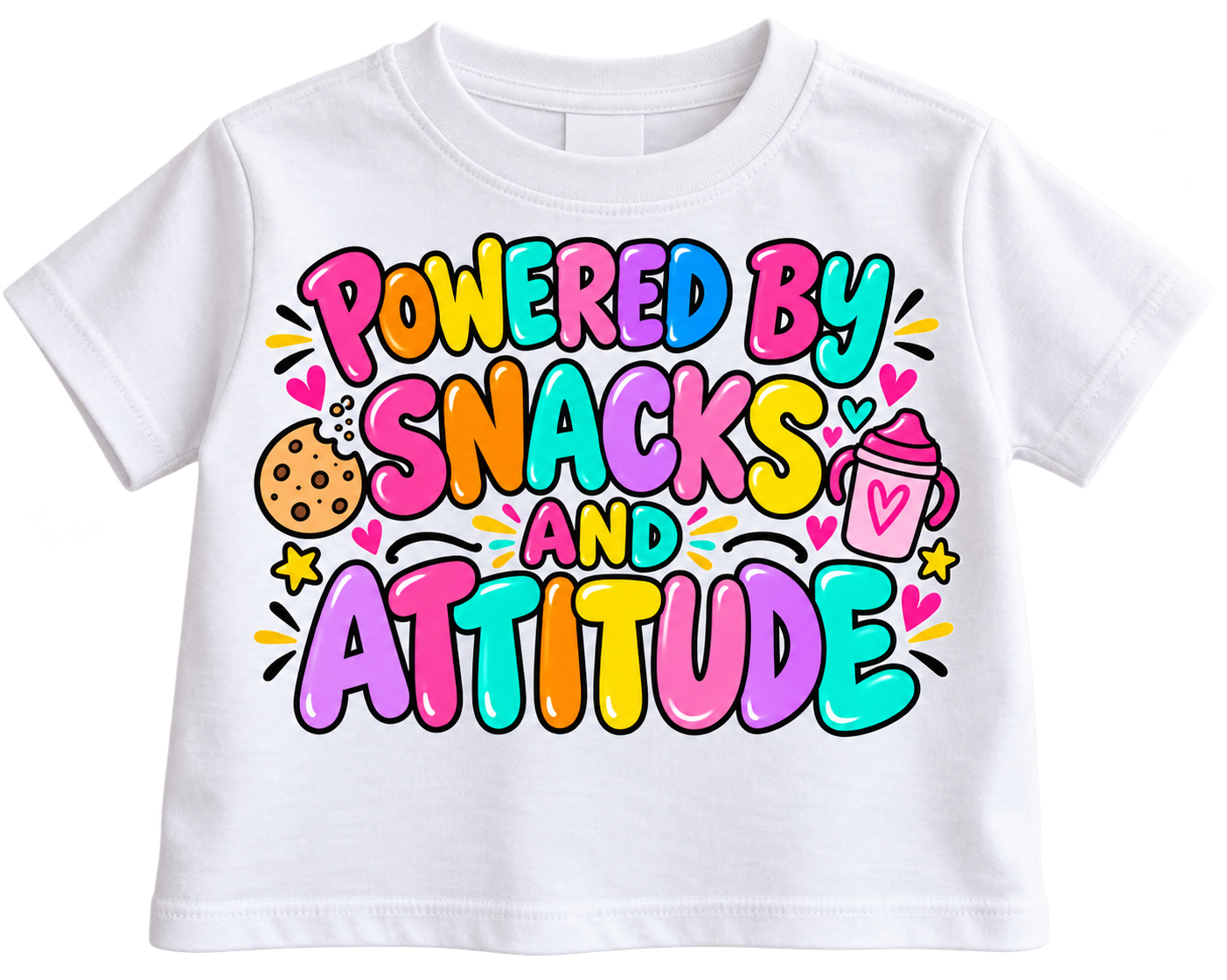 Powered by Snacks and Attitude Tee.png