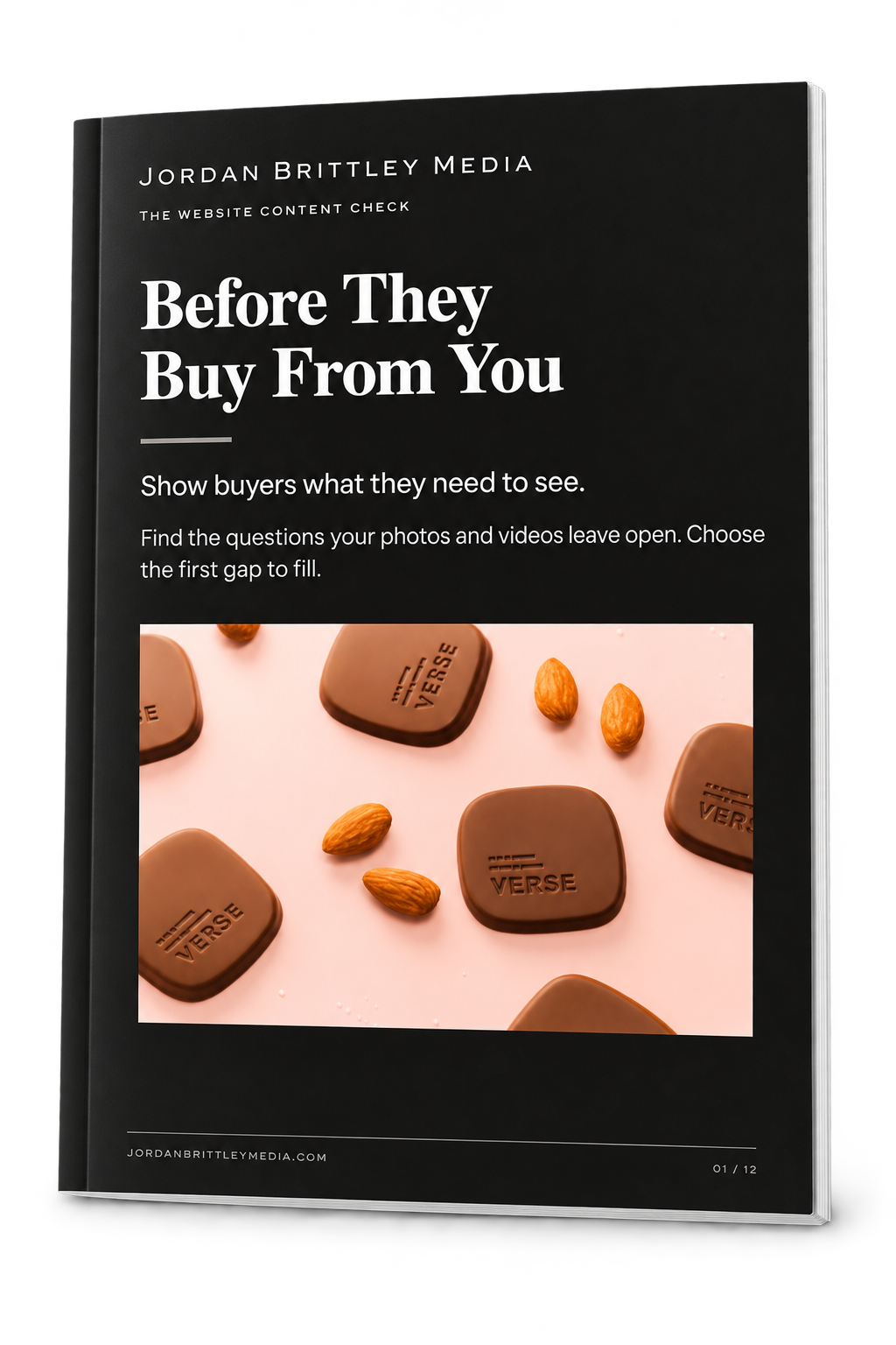 Before They Buy From You, a free website content guide from Jordan Brittley Media.