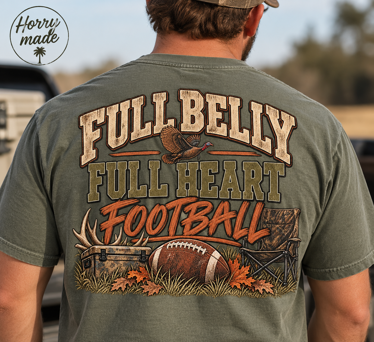 Full belly Full Heart Football • Horry Made