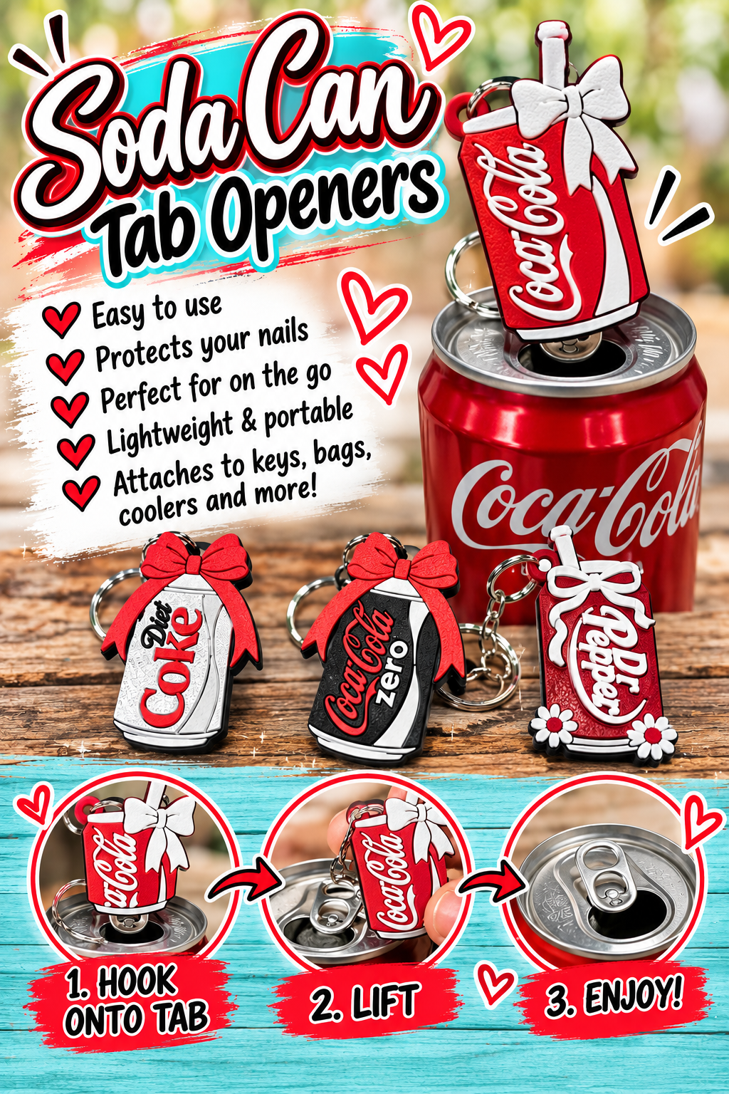 Soda Can Tab Openers