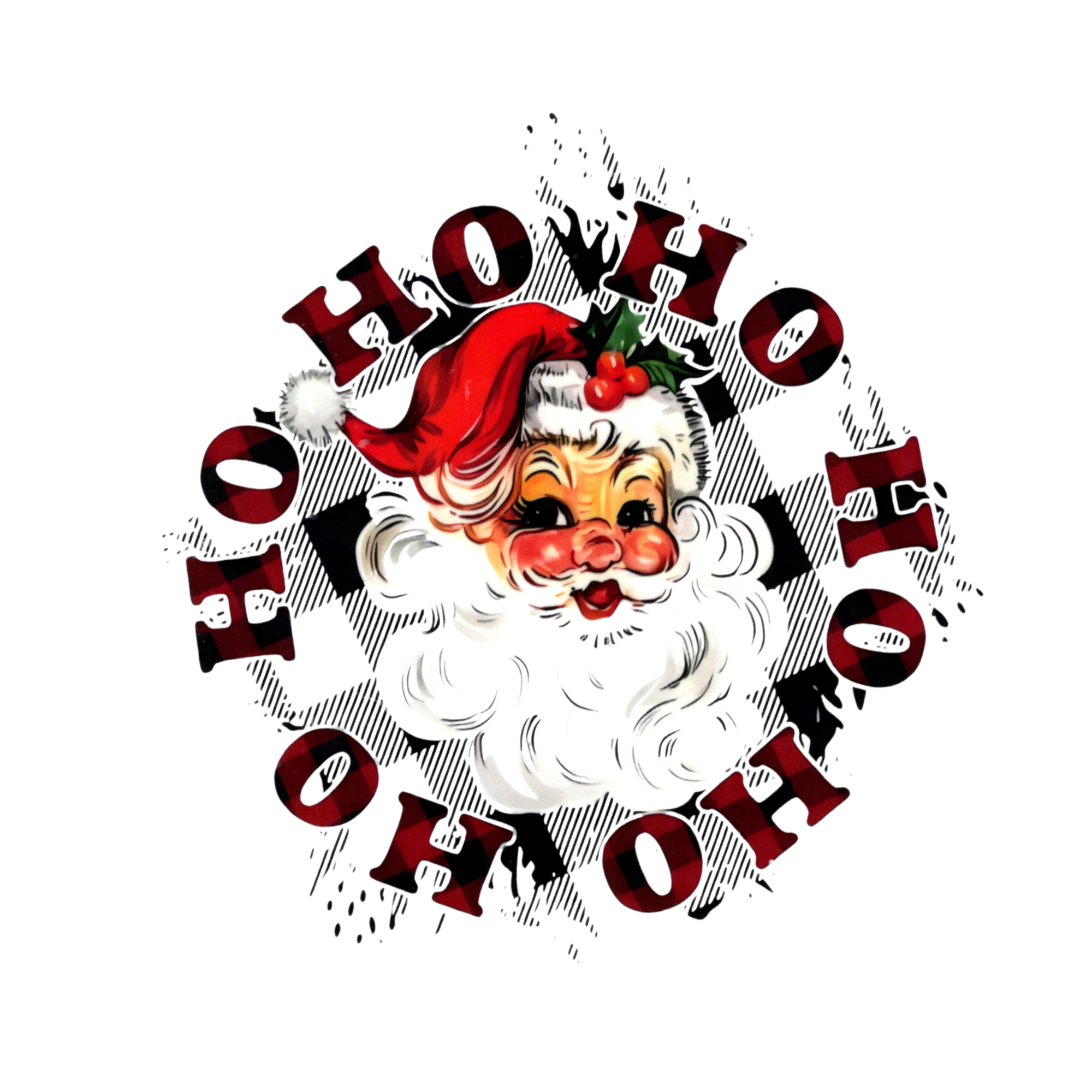 Ho Ho Ho around Santa