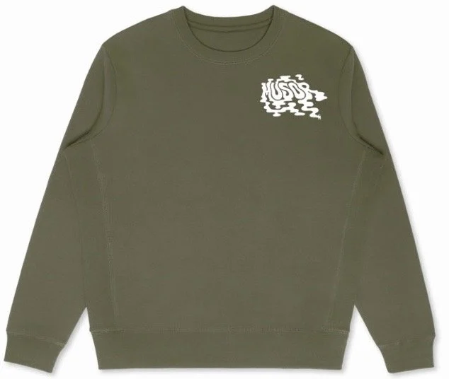 MUSOR Organic Heavyweight Olive Pull-Over Sweatshirt