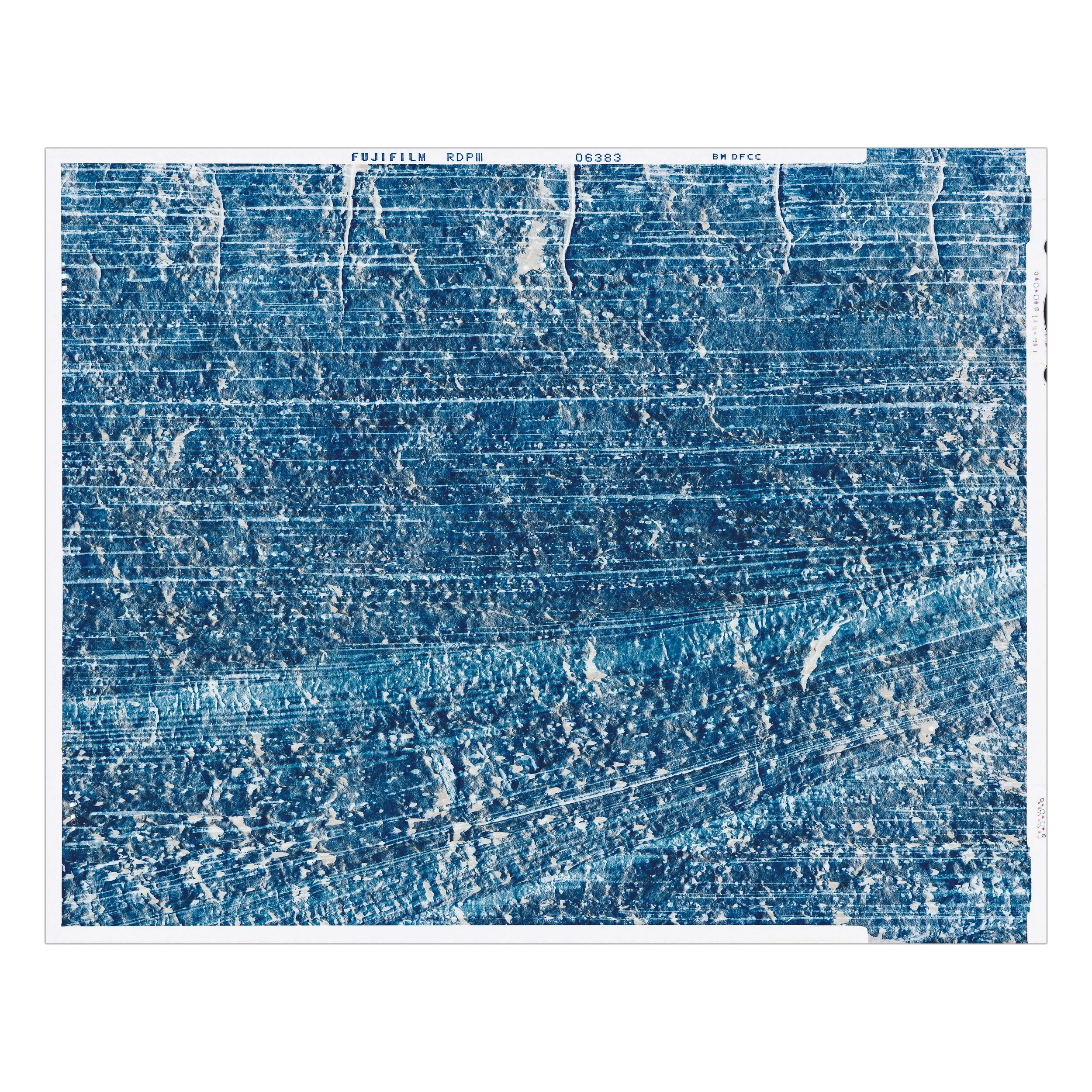 Red Rock In Blue