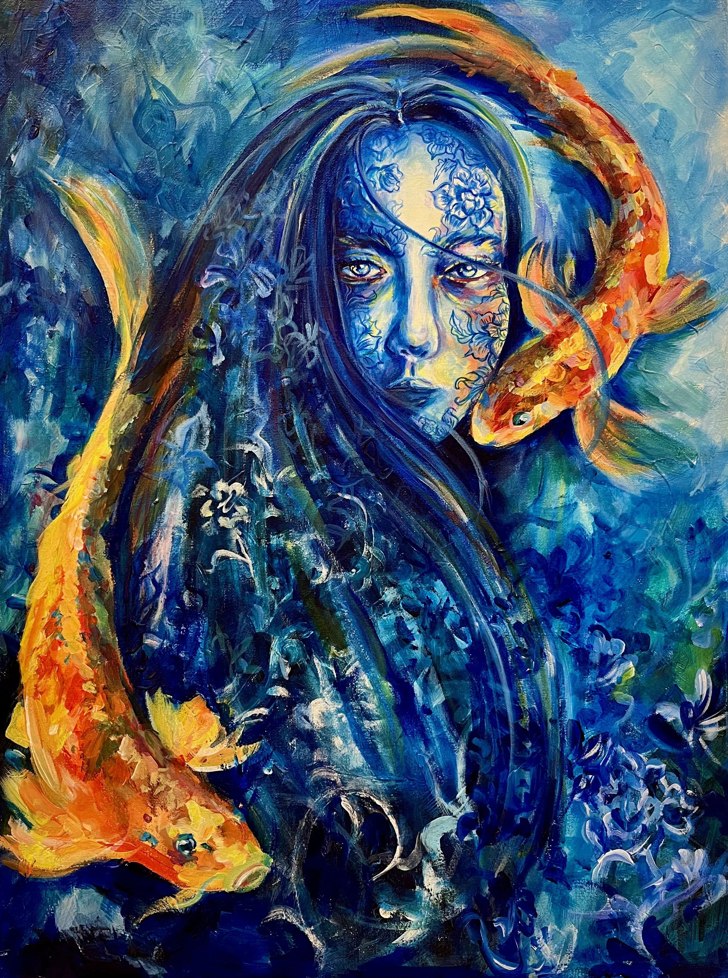    Current of Alchemy, Acrylic on Canvas 24 x 16"