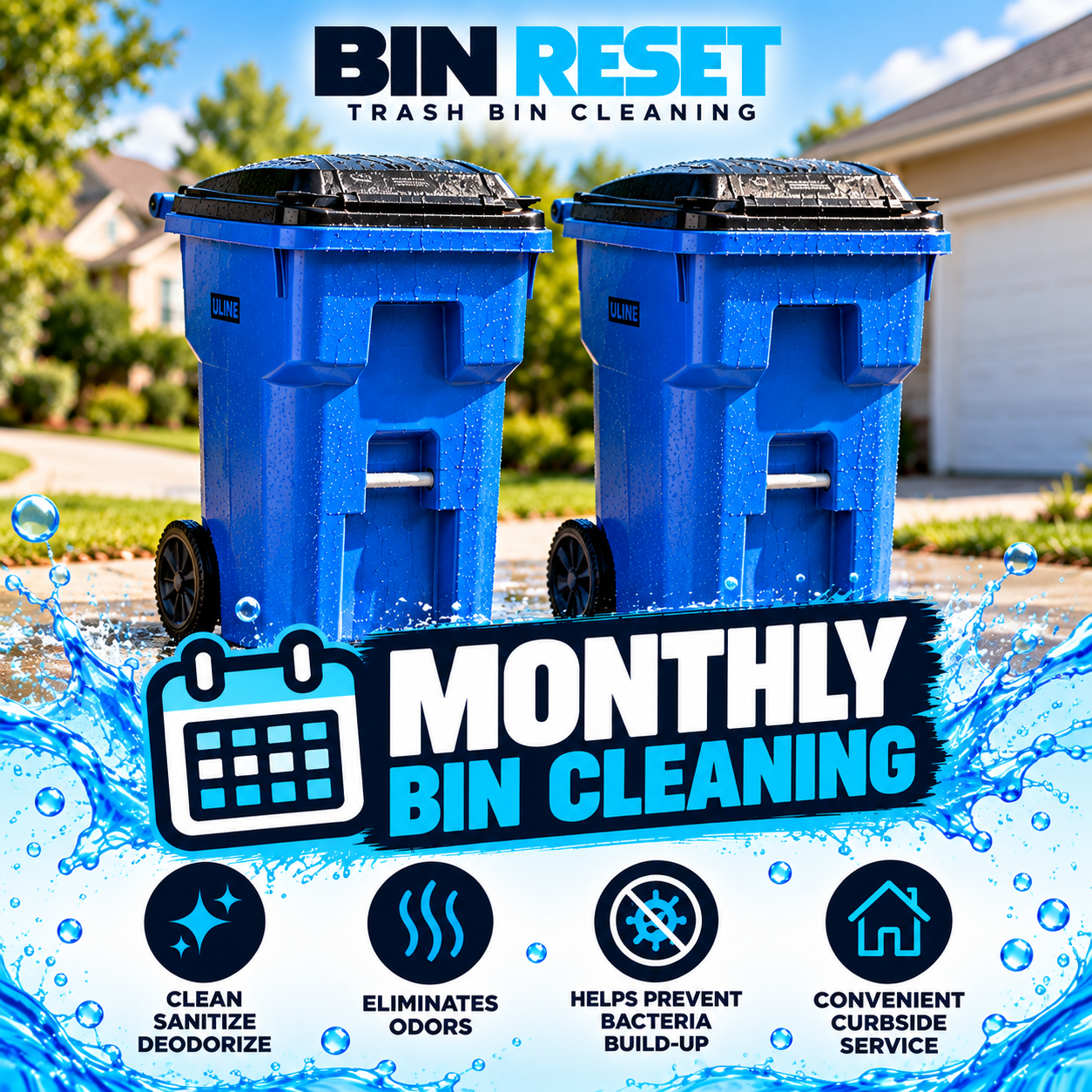 Monthly Bin Cleaning