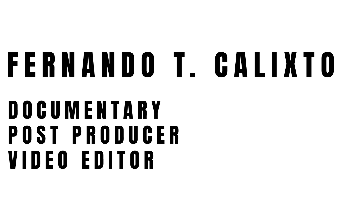 FERNANDO T. CALIXTO