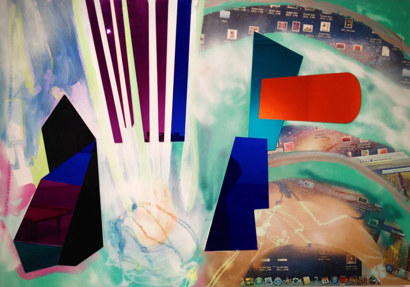 Untitled, multimedia, 36″ x 60″, 2013
