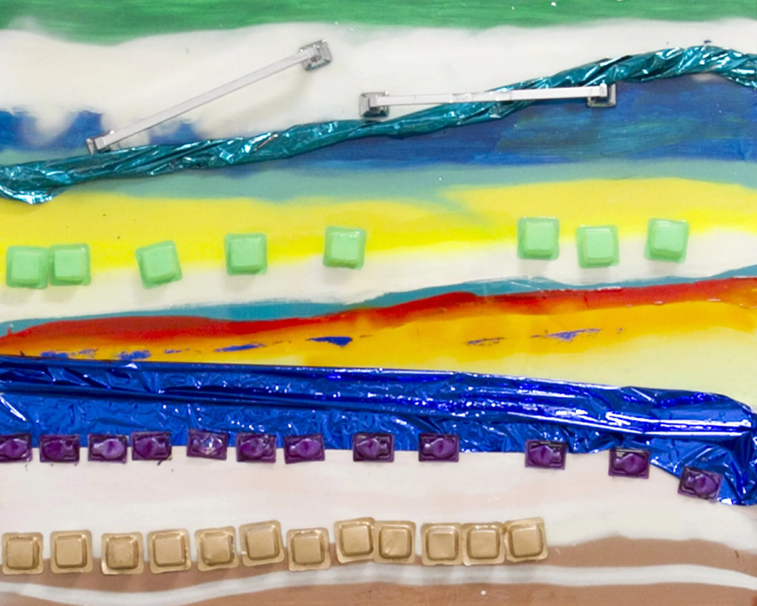 Toxic Beauty, multimedia, on panel, 48″ x 60″, 2013