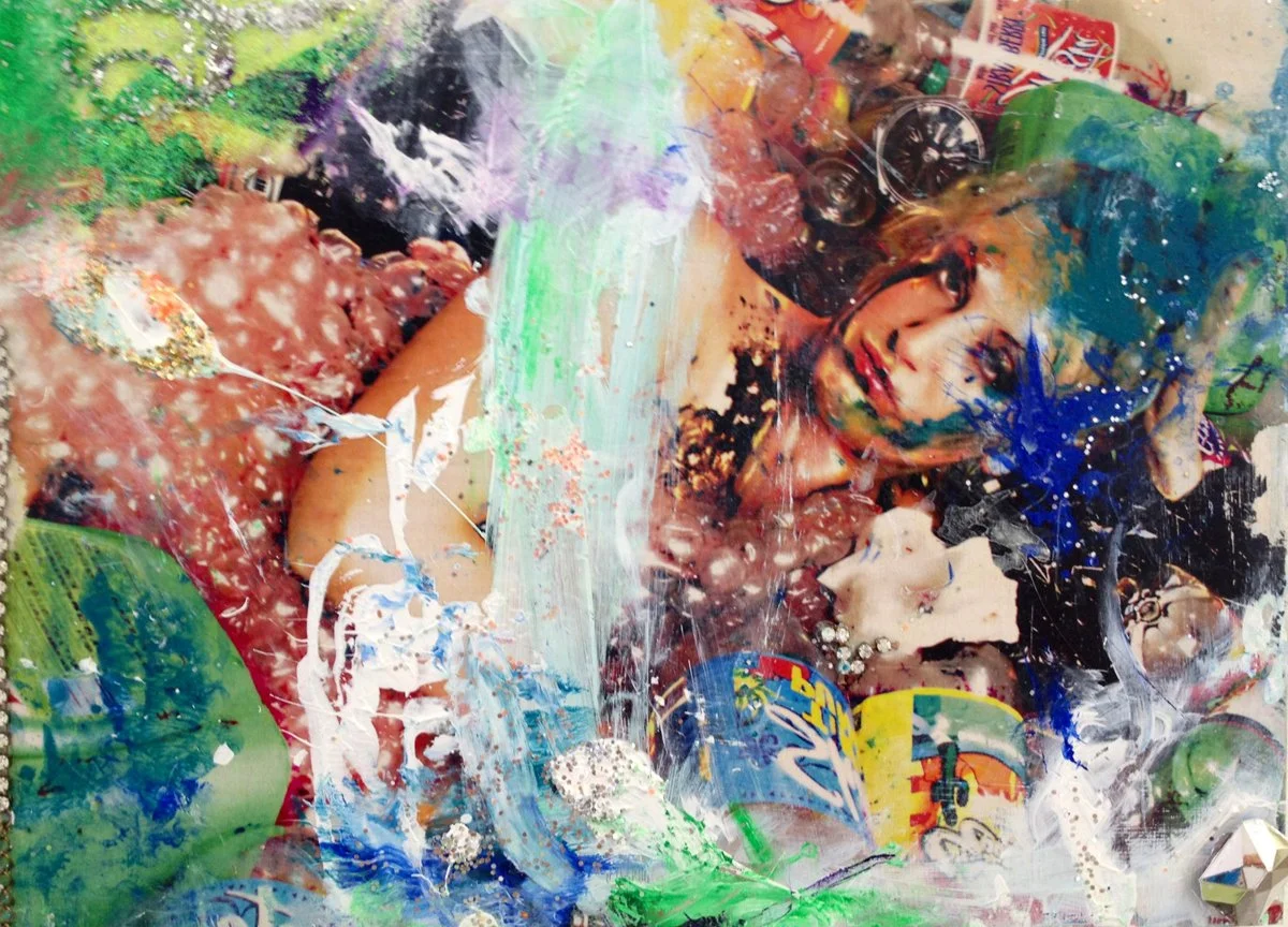 Keep Telling Yourself That, mixed media, 12″ x 16″, 2013