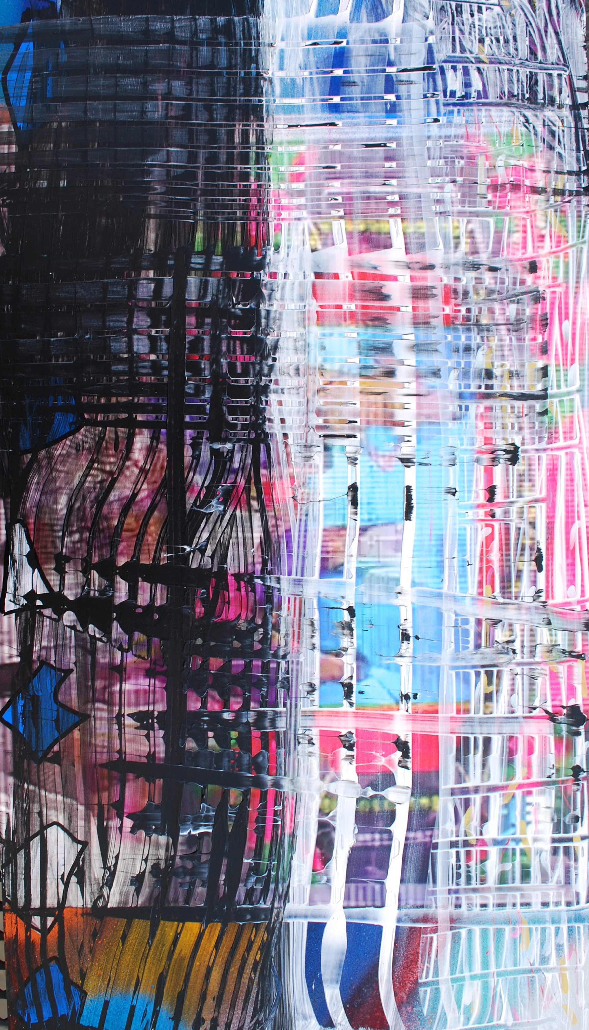 Untitled, Mixed Media, 10″ x 20″, 2016
