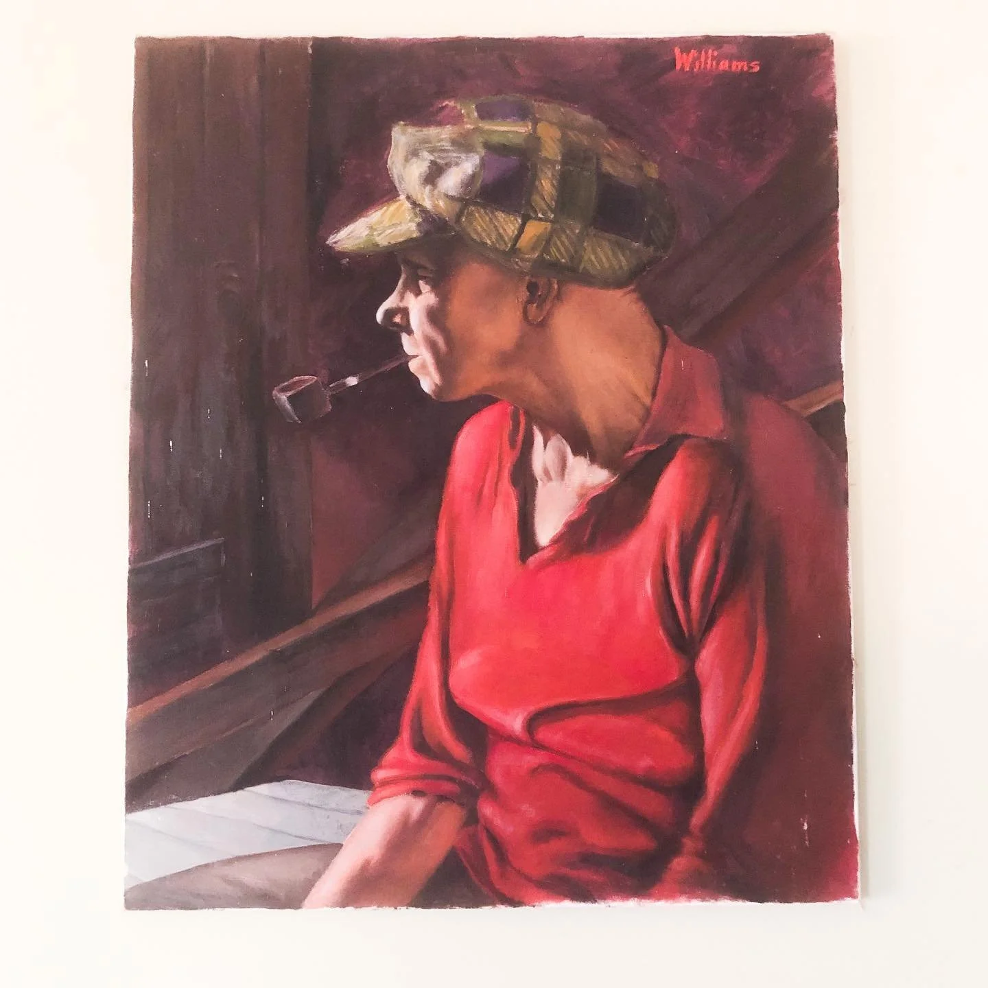 My Grandmothers work &hearts;️ #80yearoldpainting #familyart