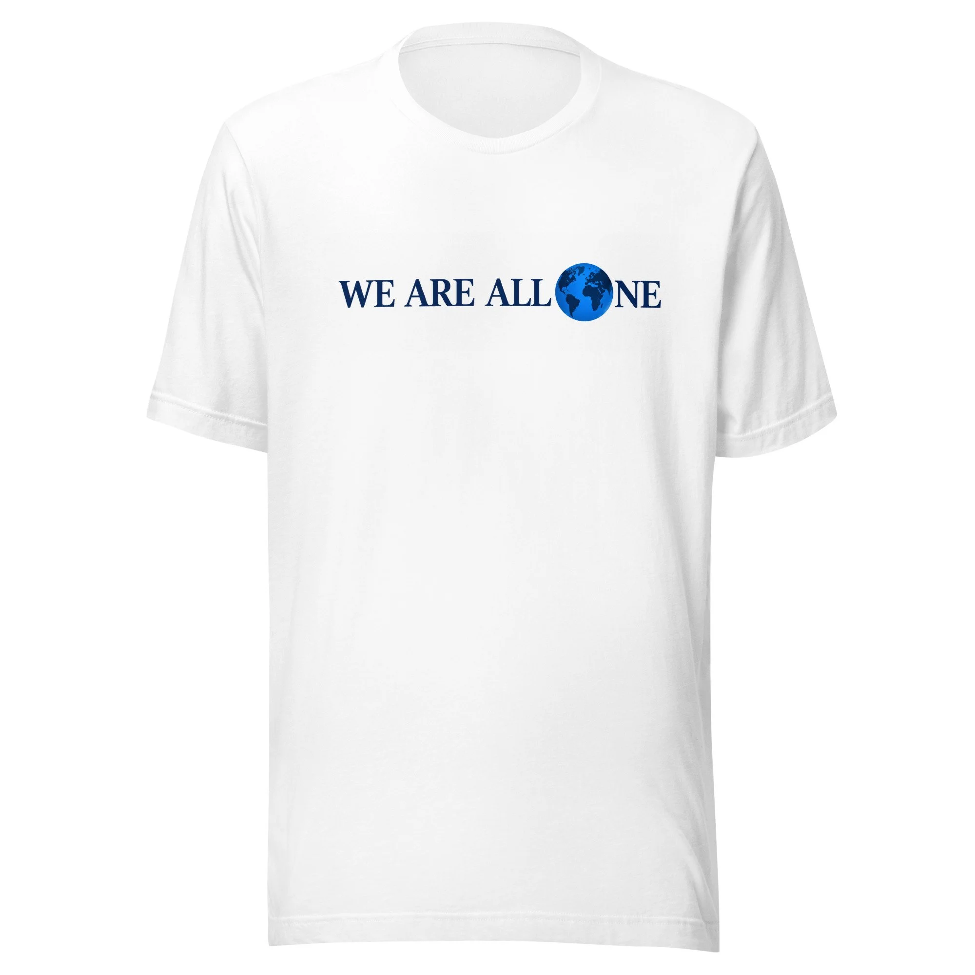 WE ARE ALL ONE – Illustrated Blue Globe