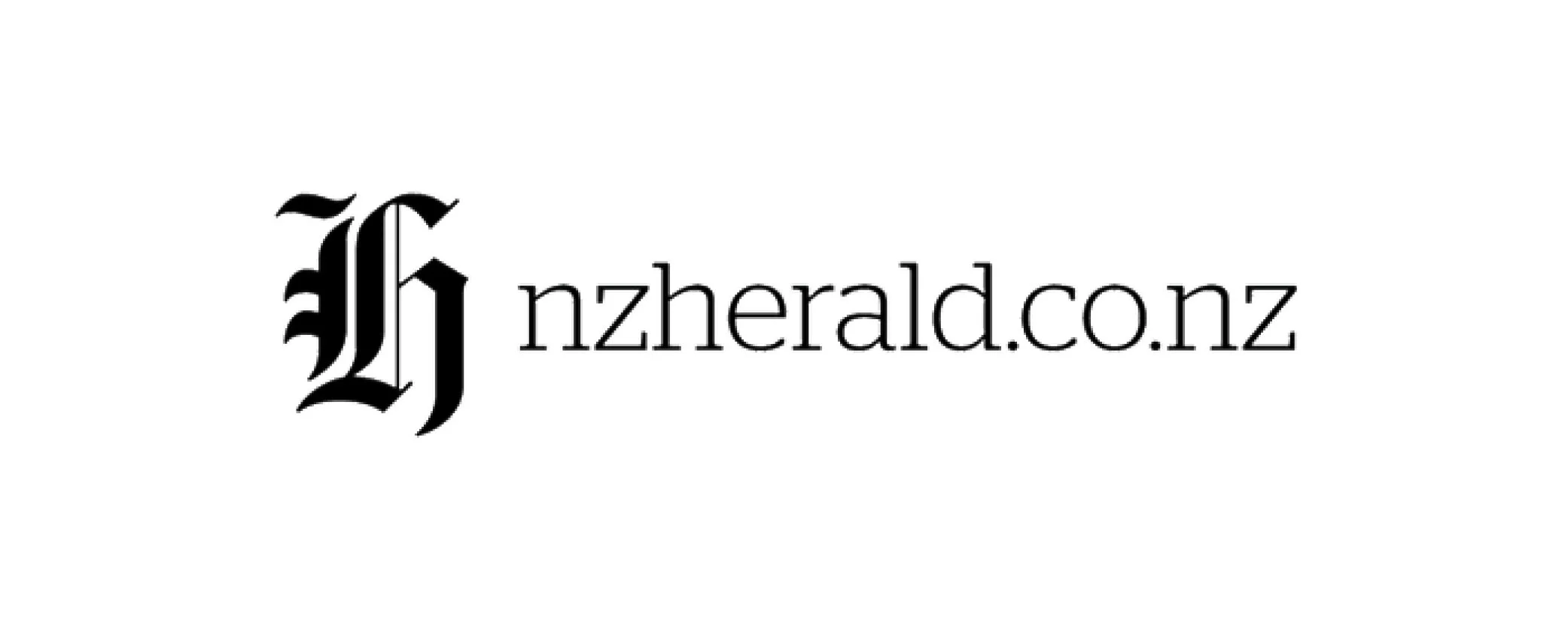 Logo of nzherald.co.nz with stylized black lettering 'NZ' and the website name in lowercase.