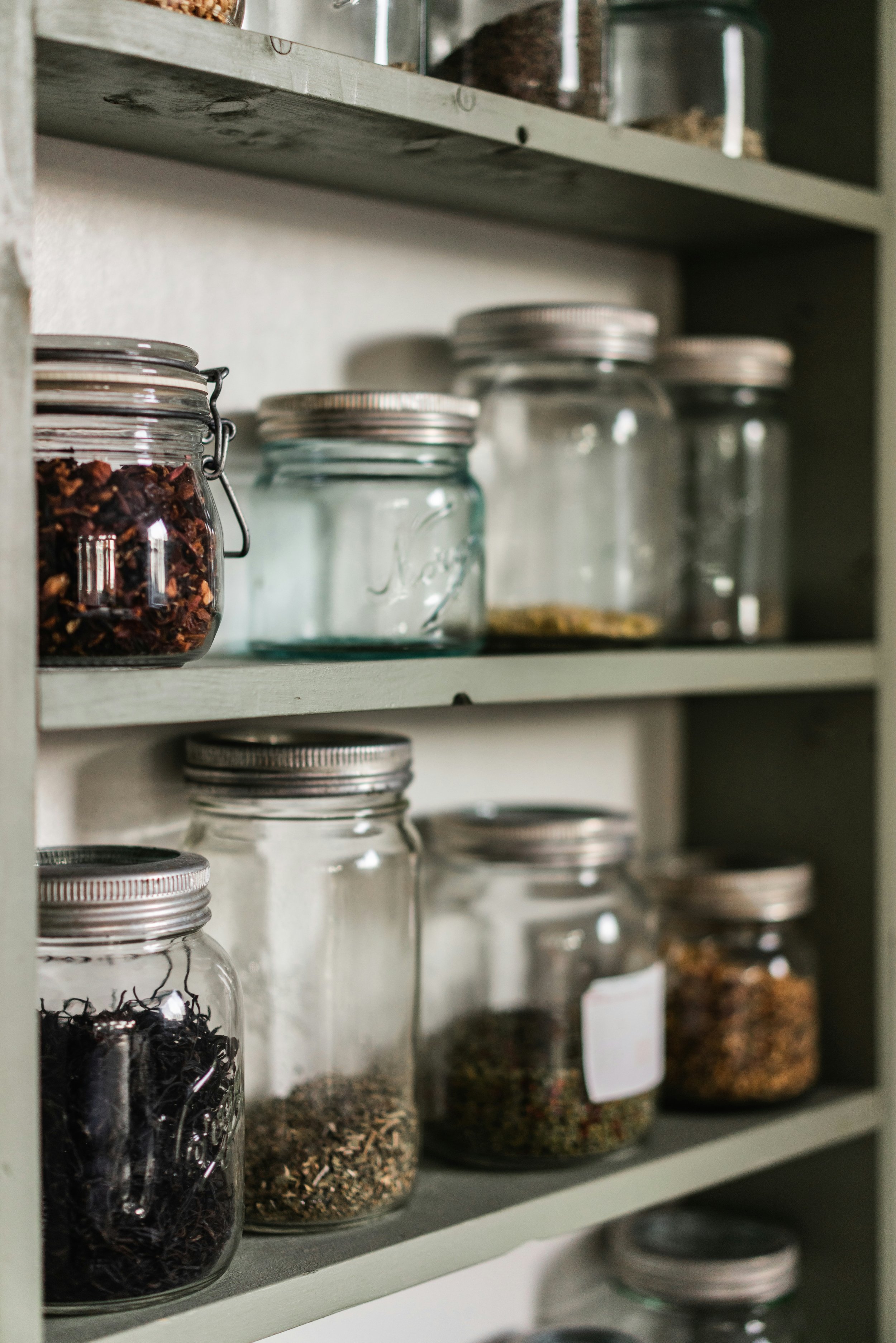 Pantry declutter and organisation setup