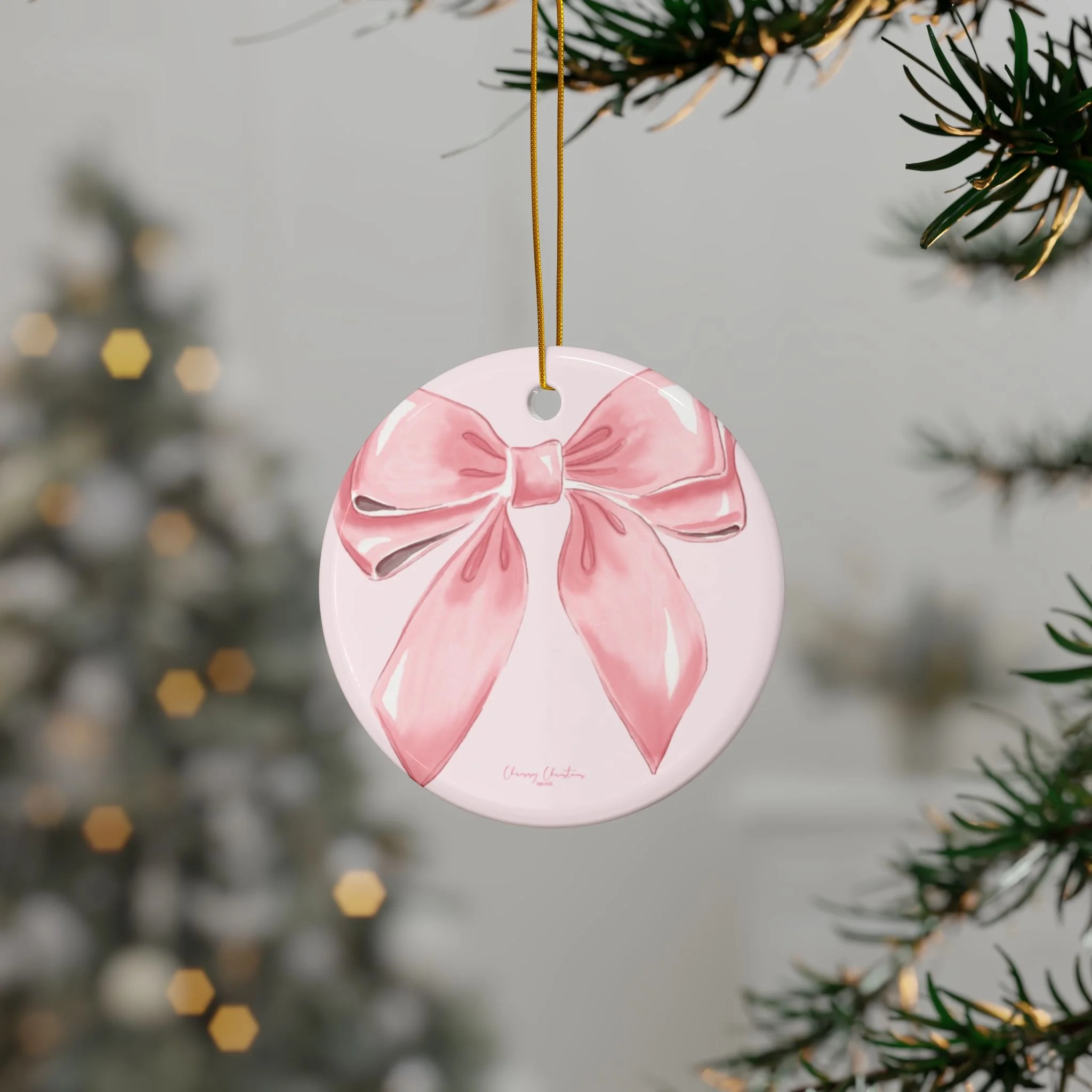 Merry Kissmas - The Big Bow Ornament