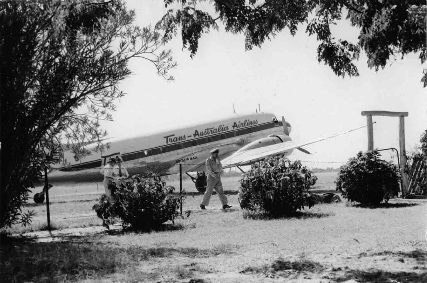 TAA DC3 on a mail run in Western Qld