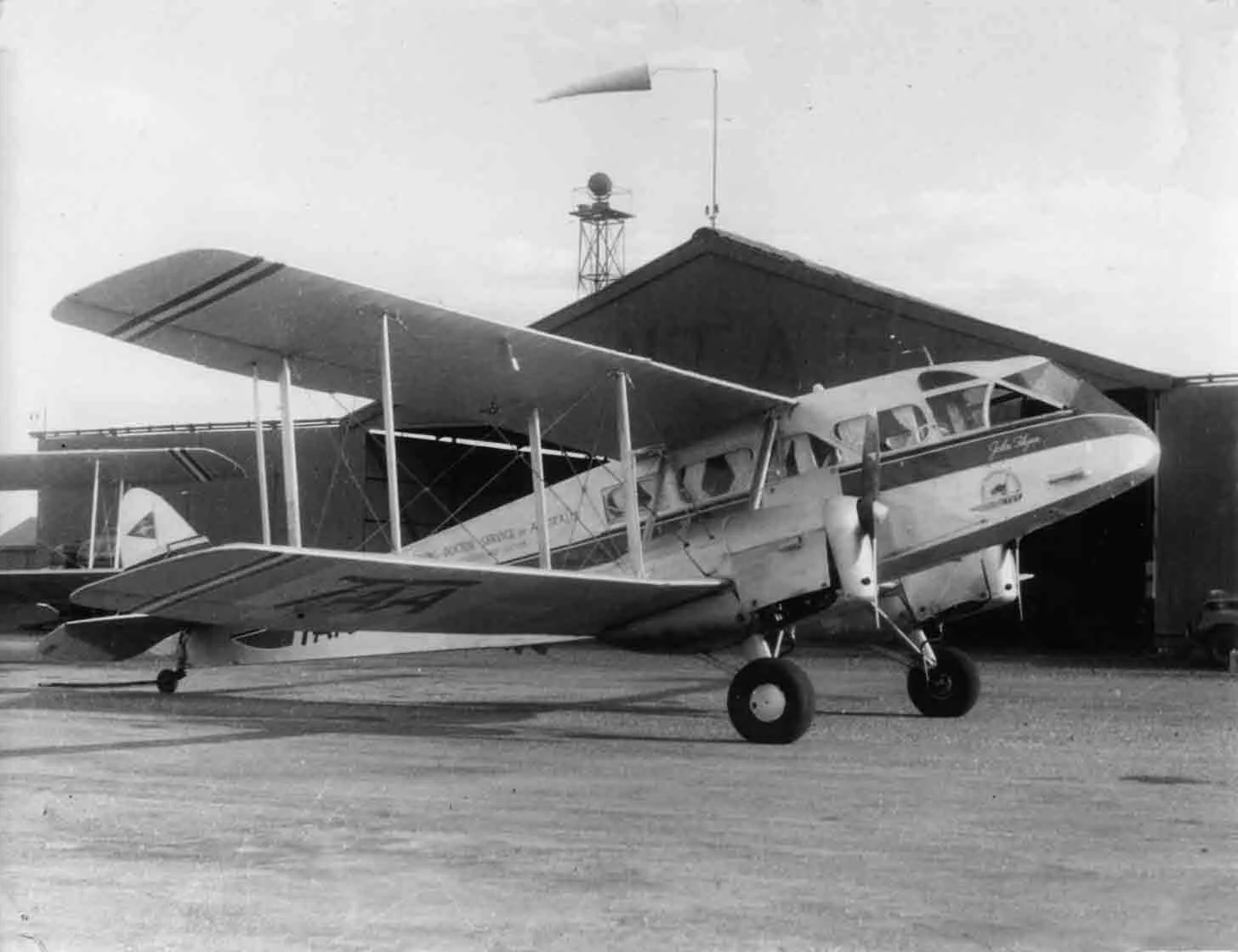 DH-84 Dragon configured as an air ambulance