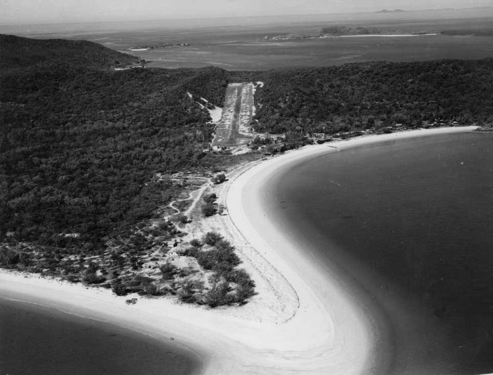 Keppel airstrip from the air