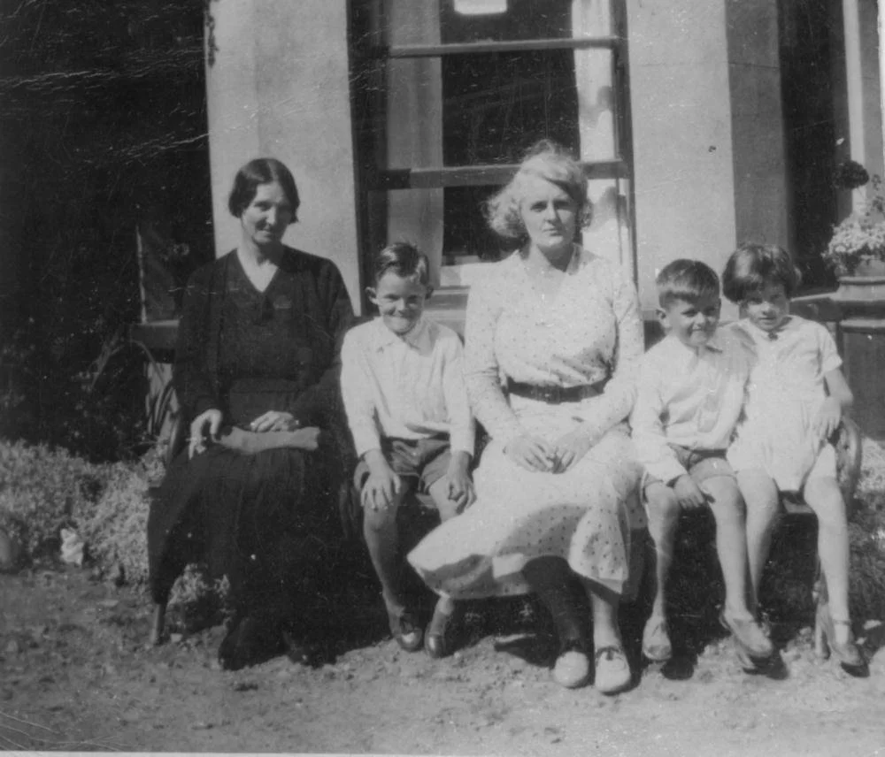 Blue and family