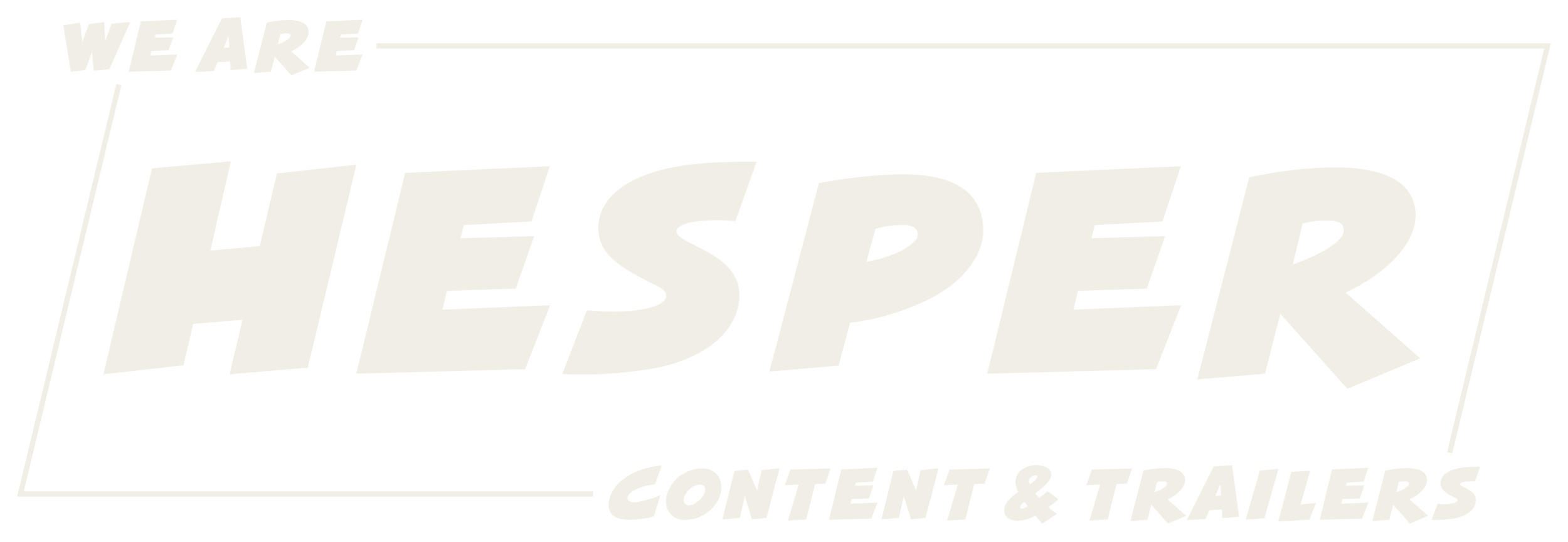 Black and white logo with bold stylized text reading "We Are Helper" and smaller text underneath saying "Content & Trailers".