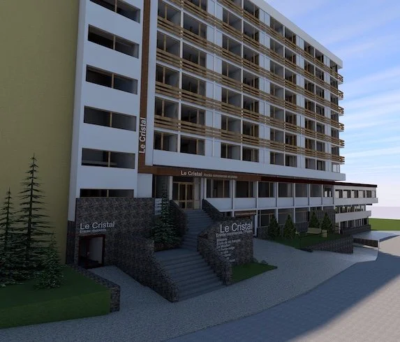Modélisation d'un bâtiment des années 60 pour faire une étude architecturale et énergétique en vue d'une rénovation.
